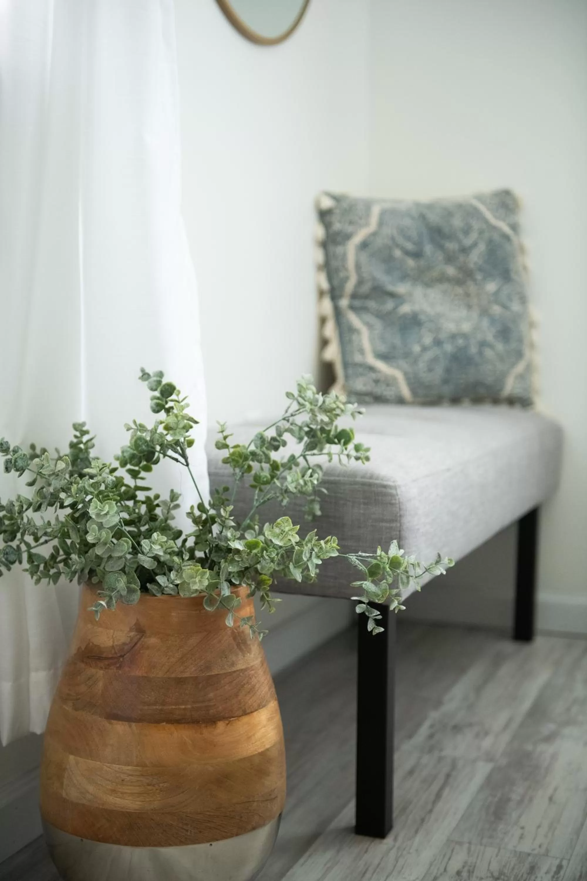 Bed in The Carriage House at Strasburg