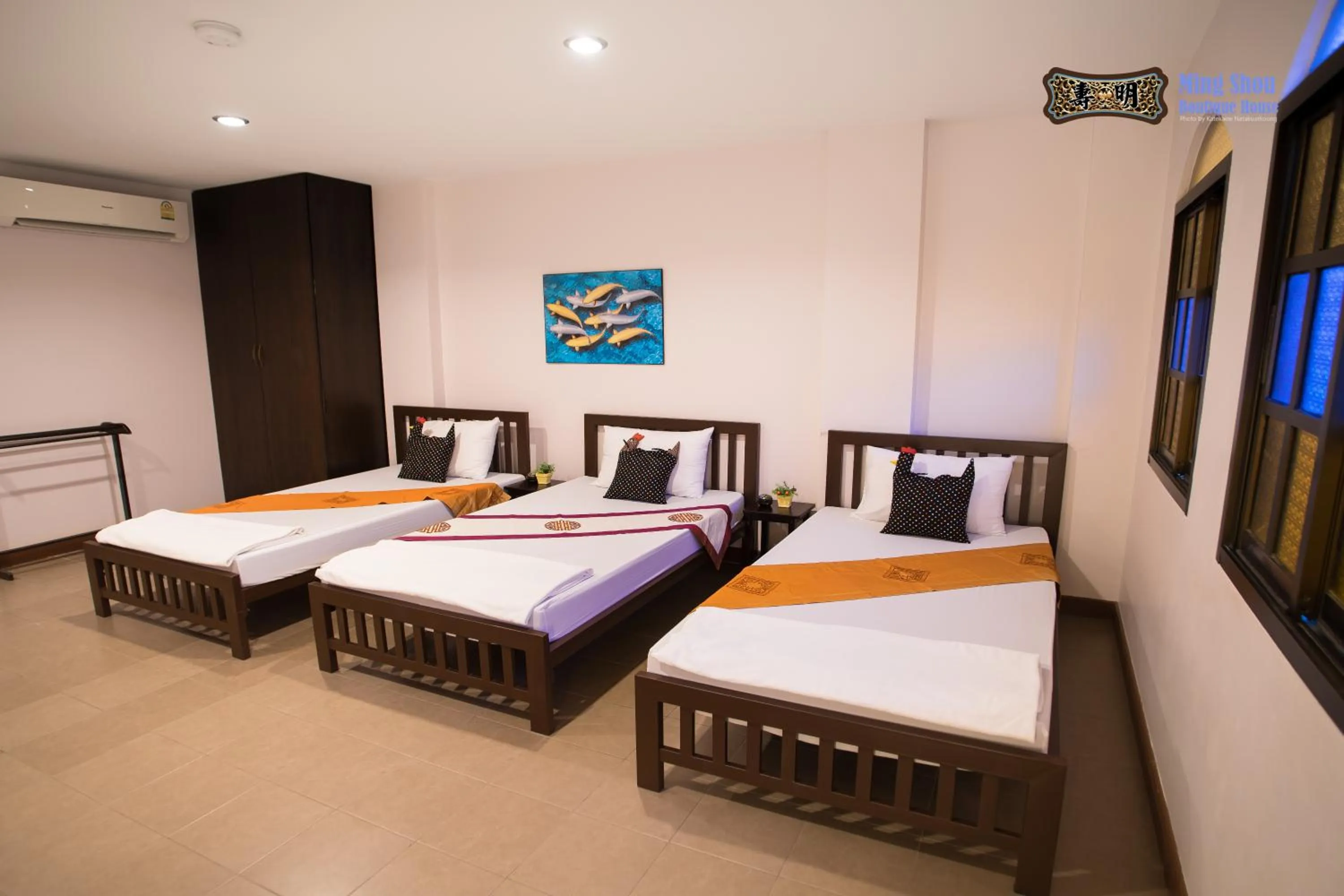 Bed in Ming Shou Boutique House