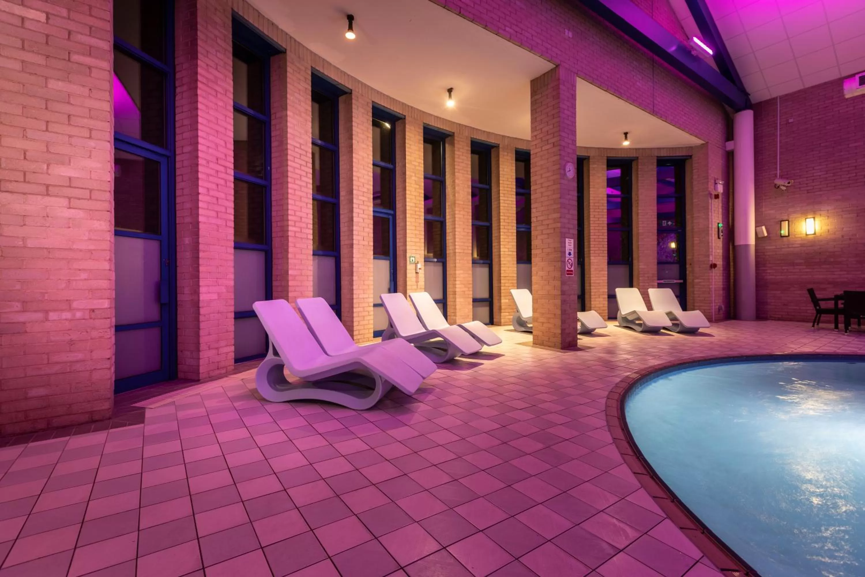 Pool view in Gloucester Robinswood Hotel, BW Signature Collection