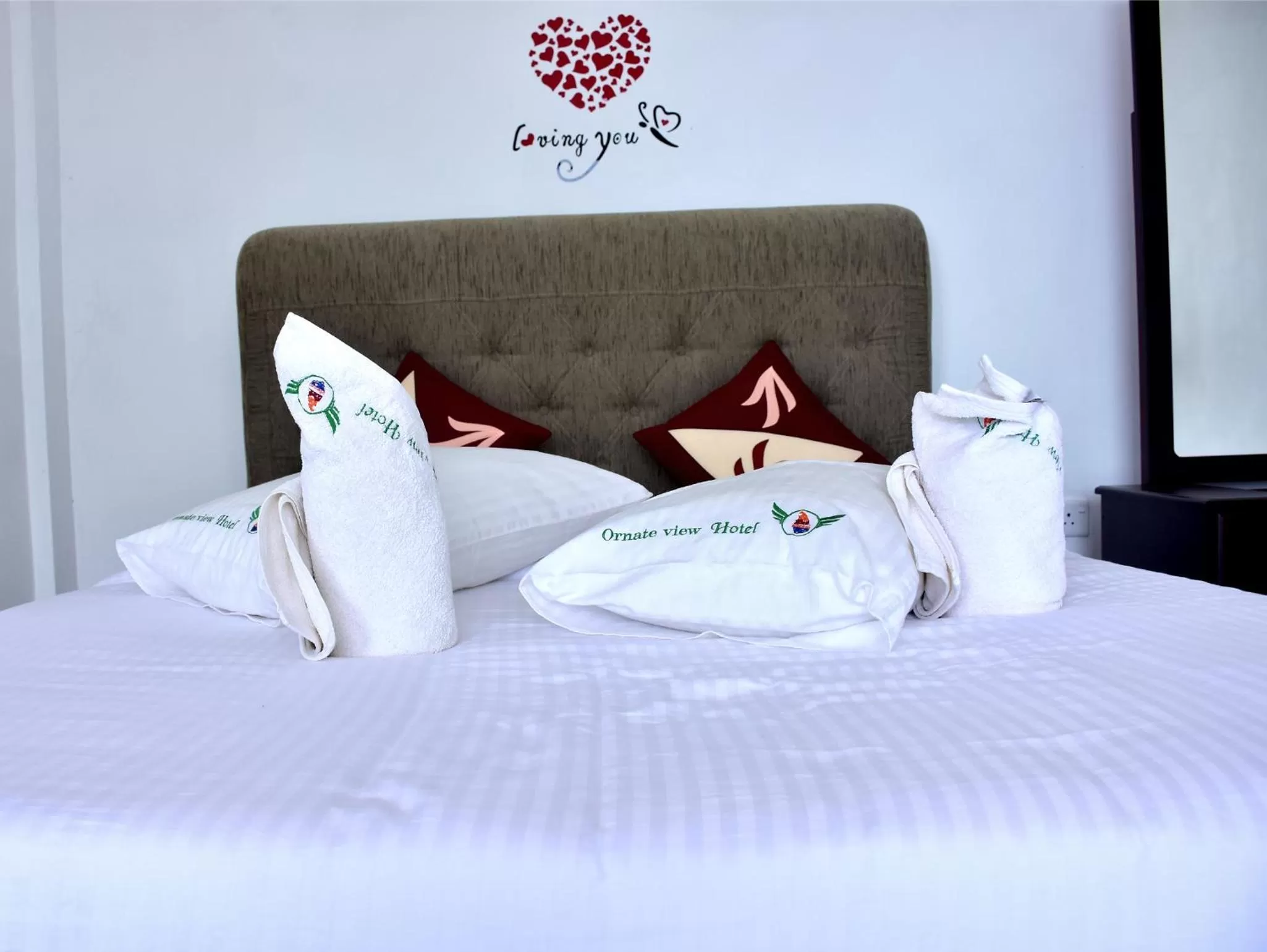 Bed in Ornateview Hotel