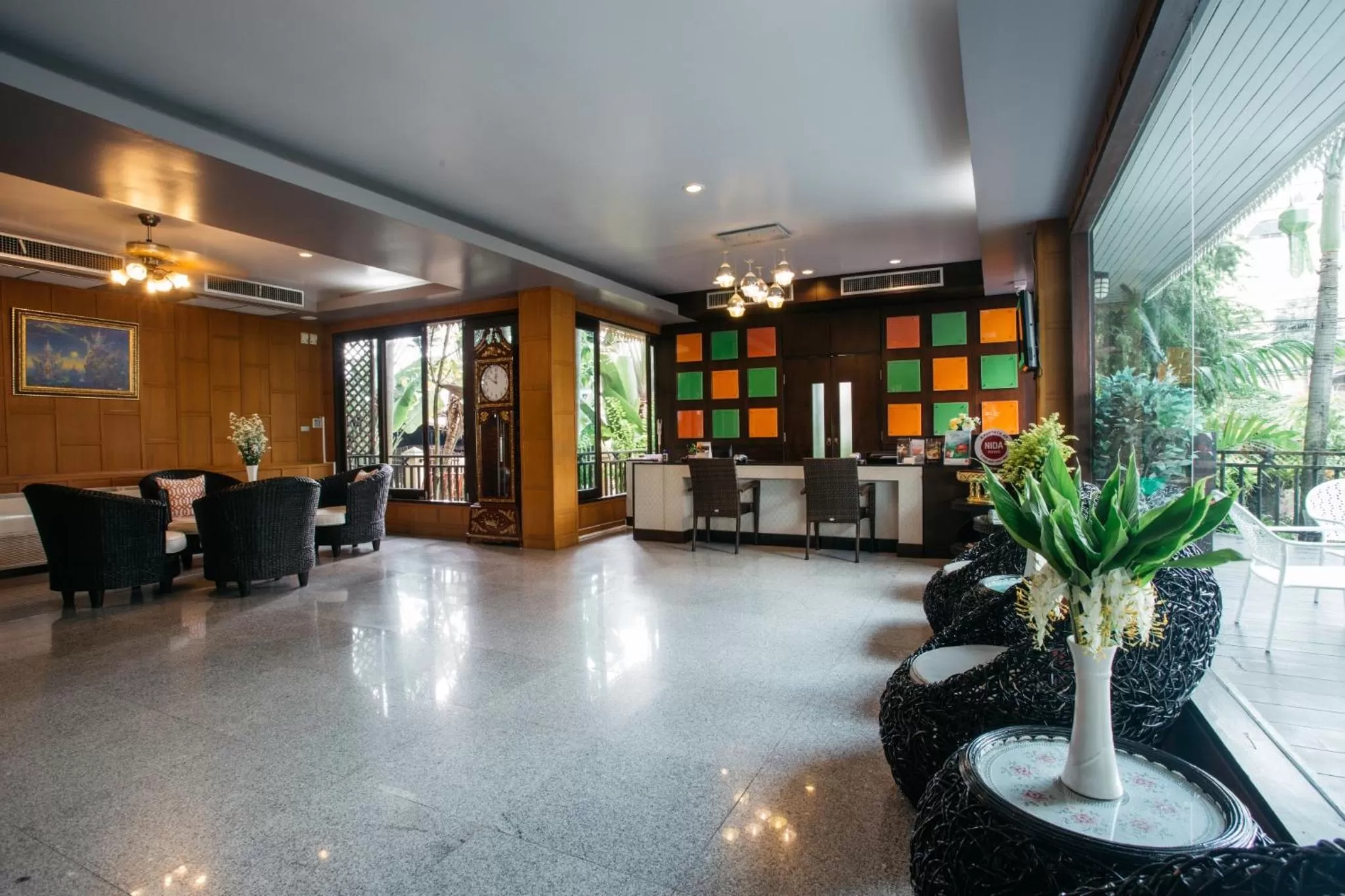 Lobby or reception in Diamond Park Inn Chiangrai & Resort