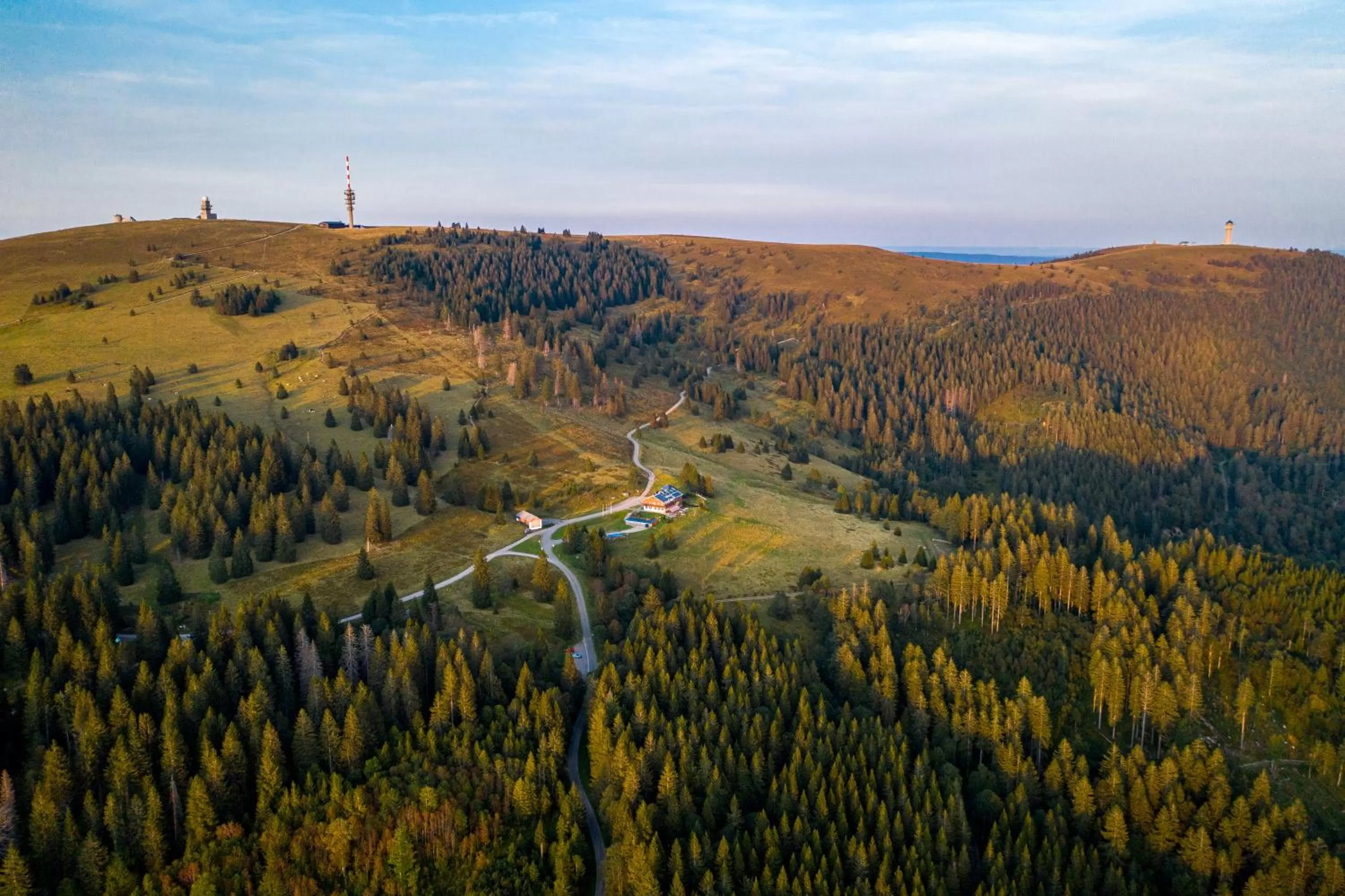 Bird's eye view in Berggasthof zur Todtnauer Hütte