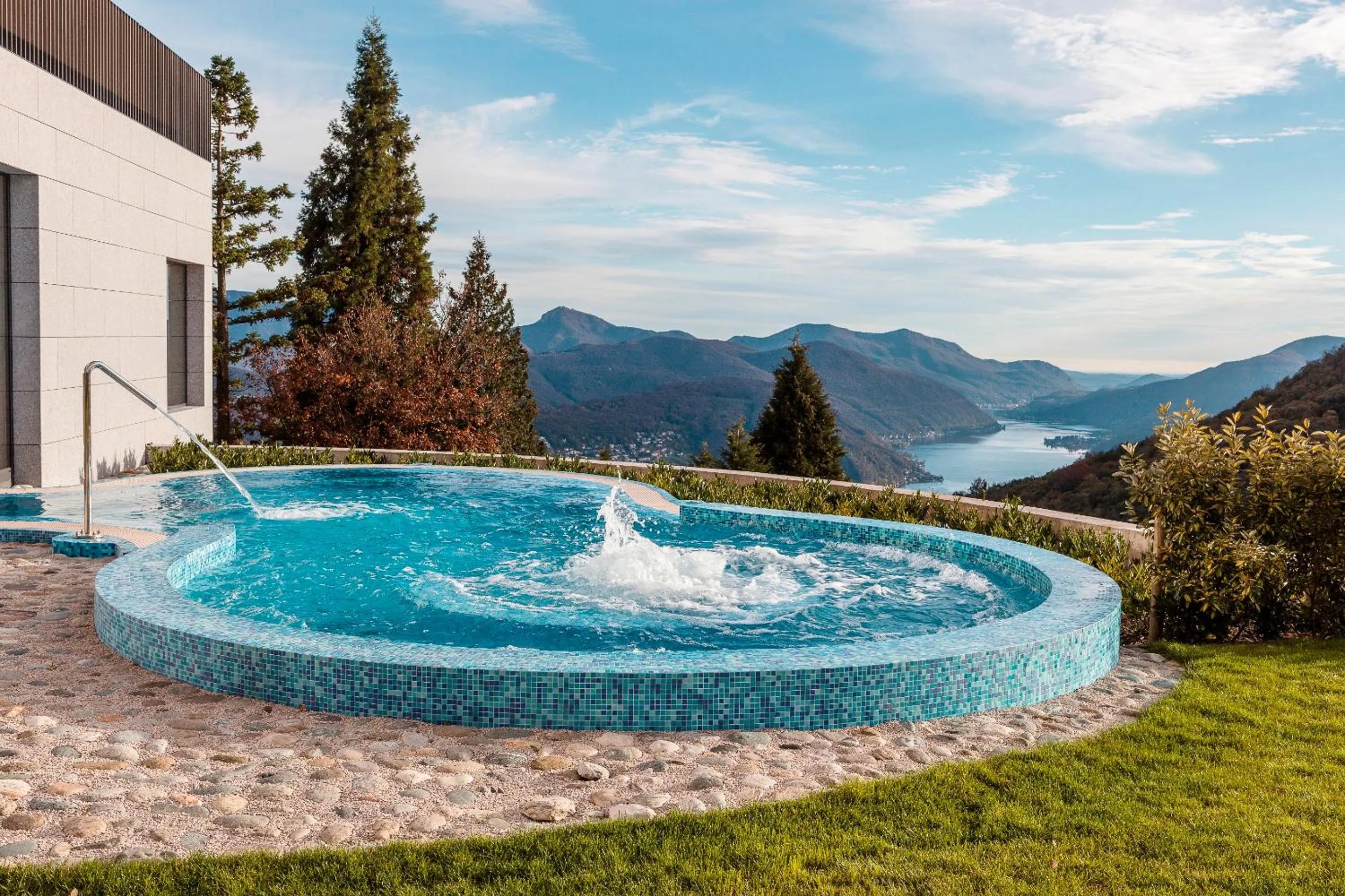 Swimming pool in Kurhaus Cademario Hotel & SPA - Adults Only