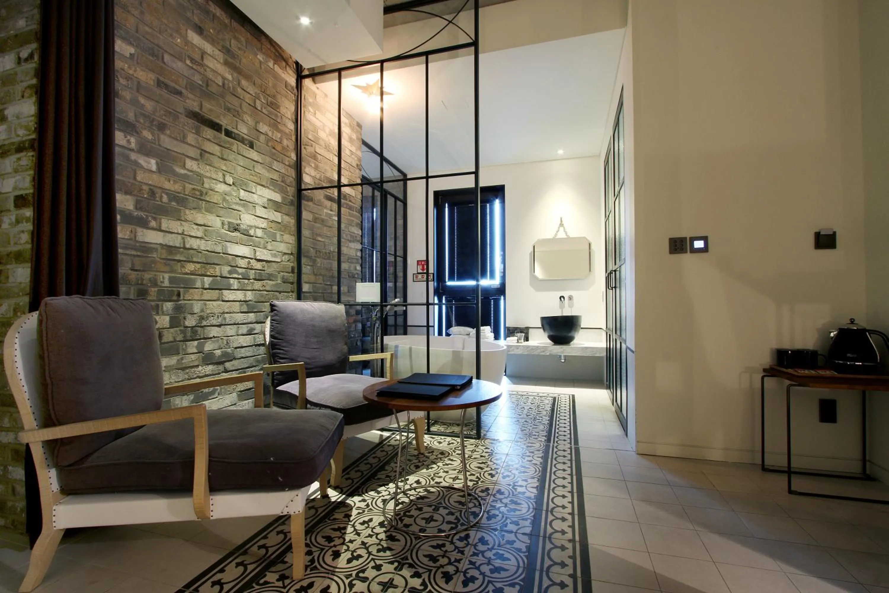 Seating area in Boutique Hotel Loft