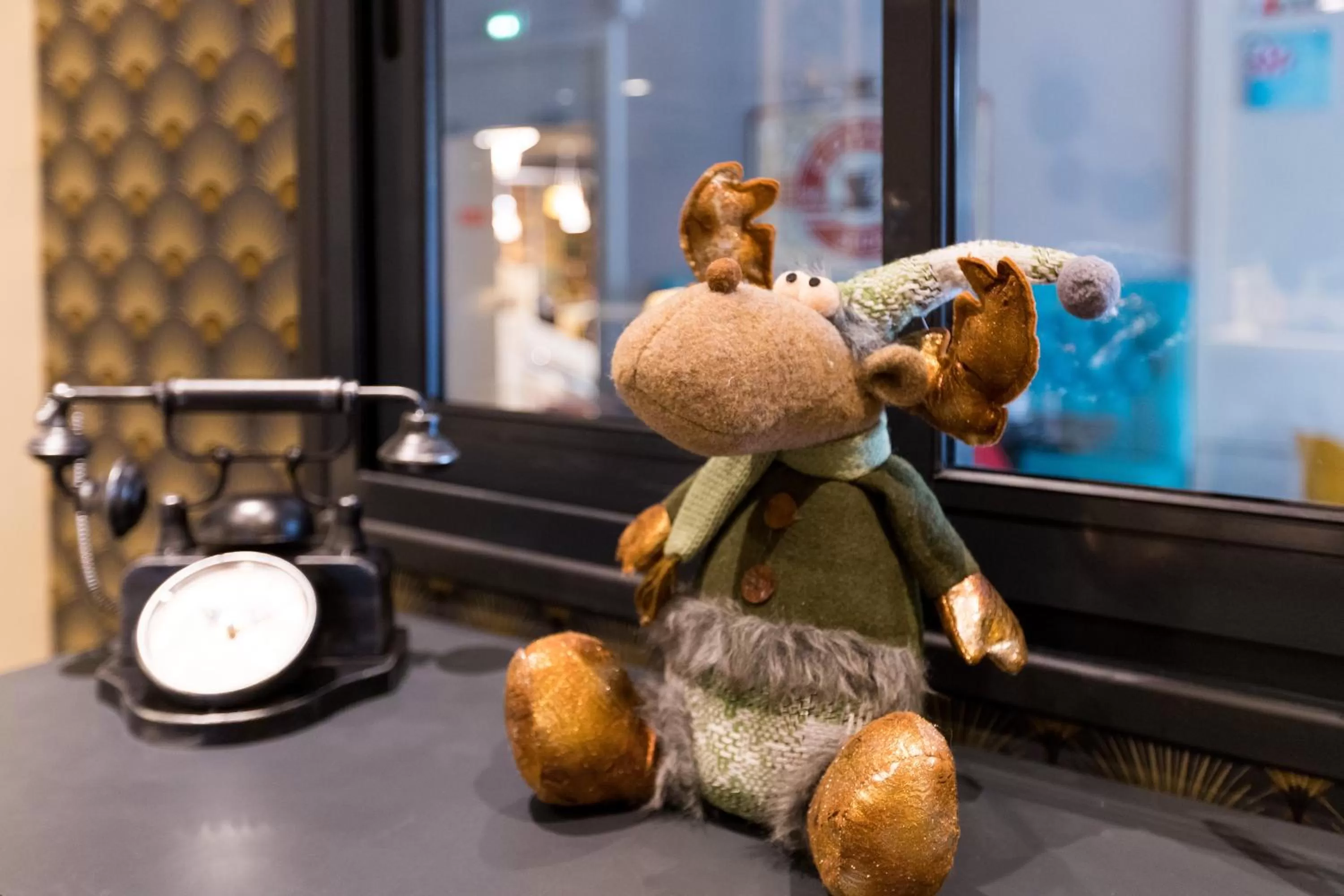 Lobby or reception in Hotel de la Terrasse