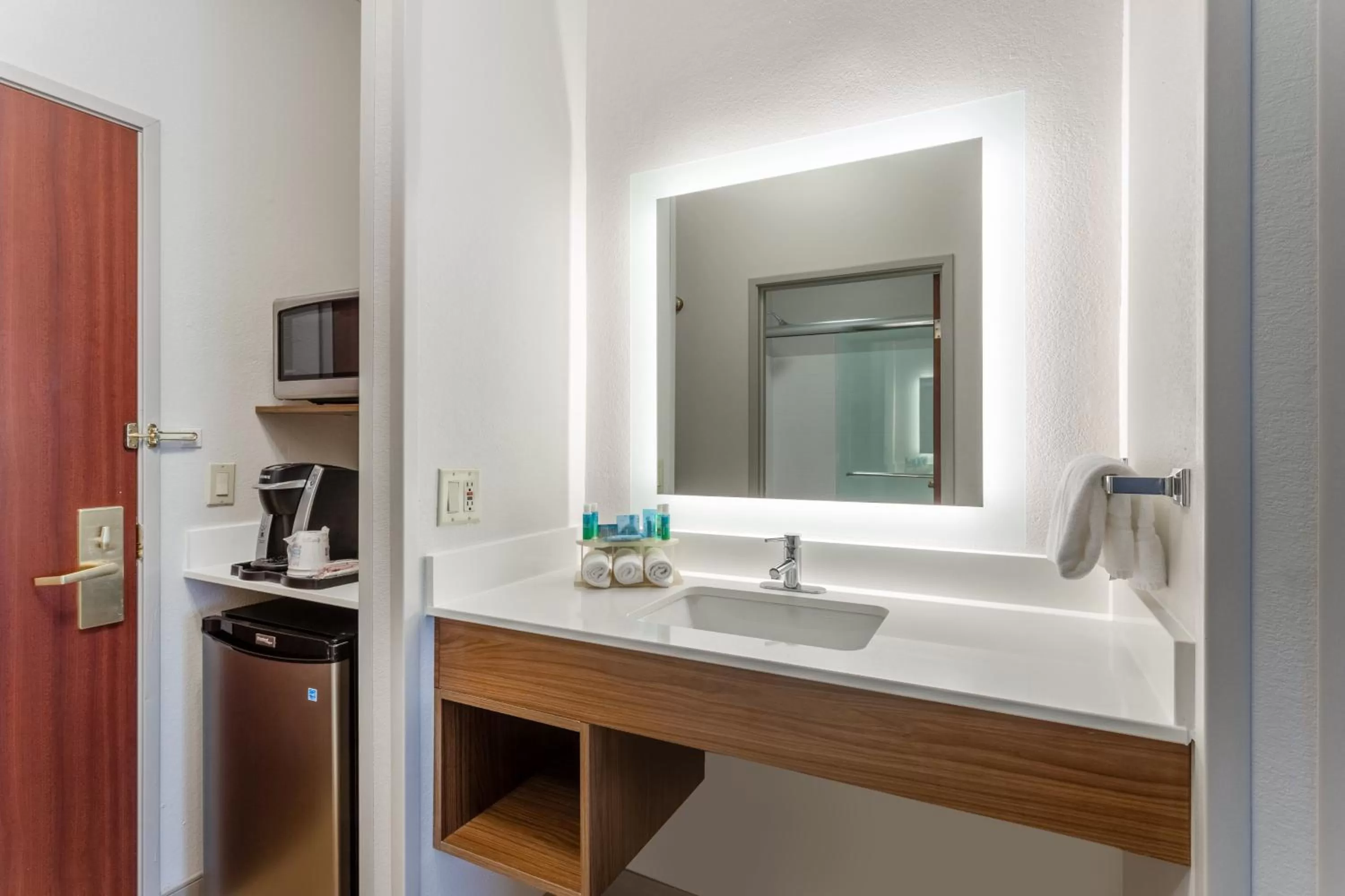 Bathroom in Holiday Inn Express Hotel & Suites Burlington by IHG