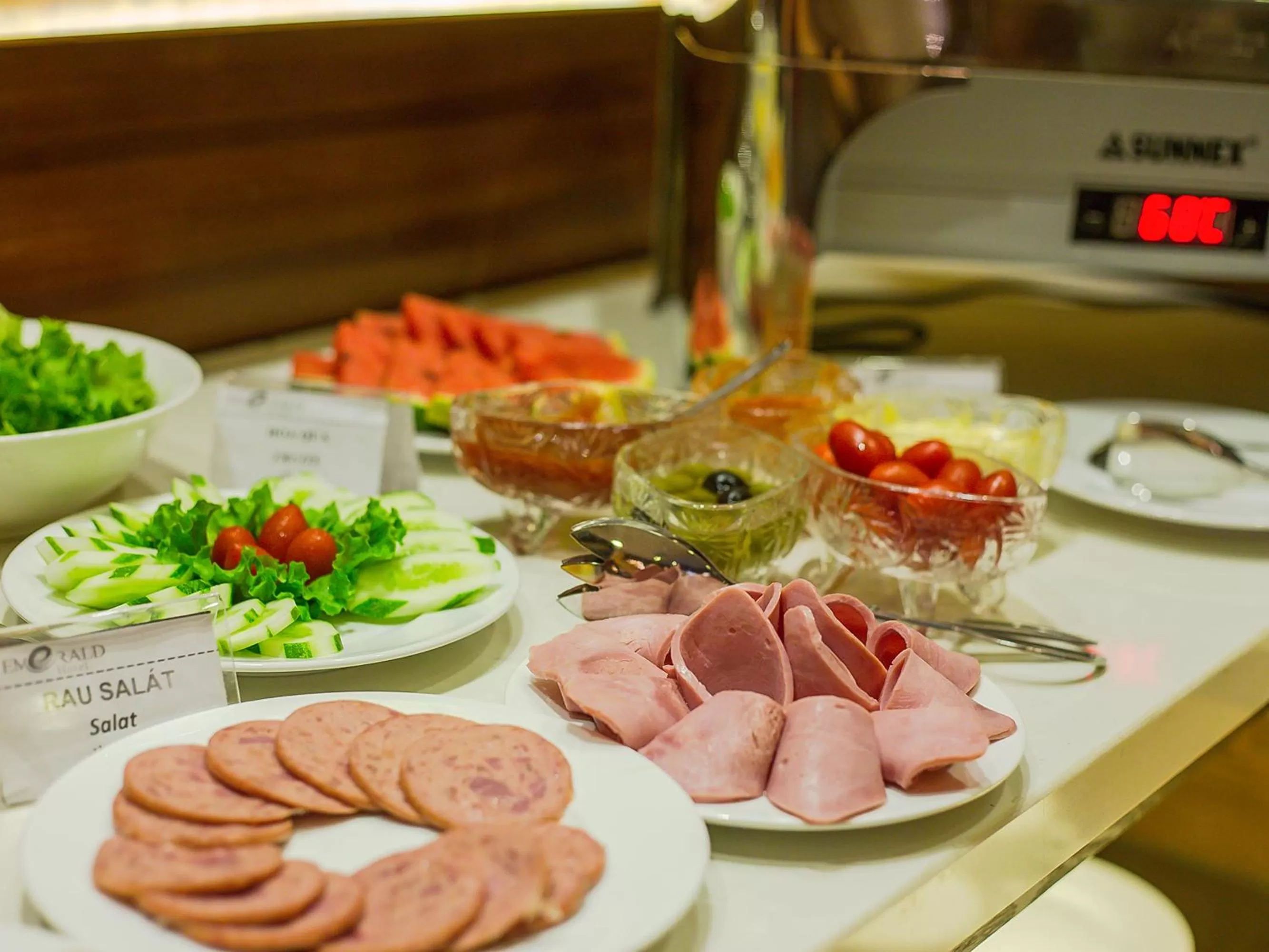 Buffet breakfast, Food in Emerald Boutique Hotel