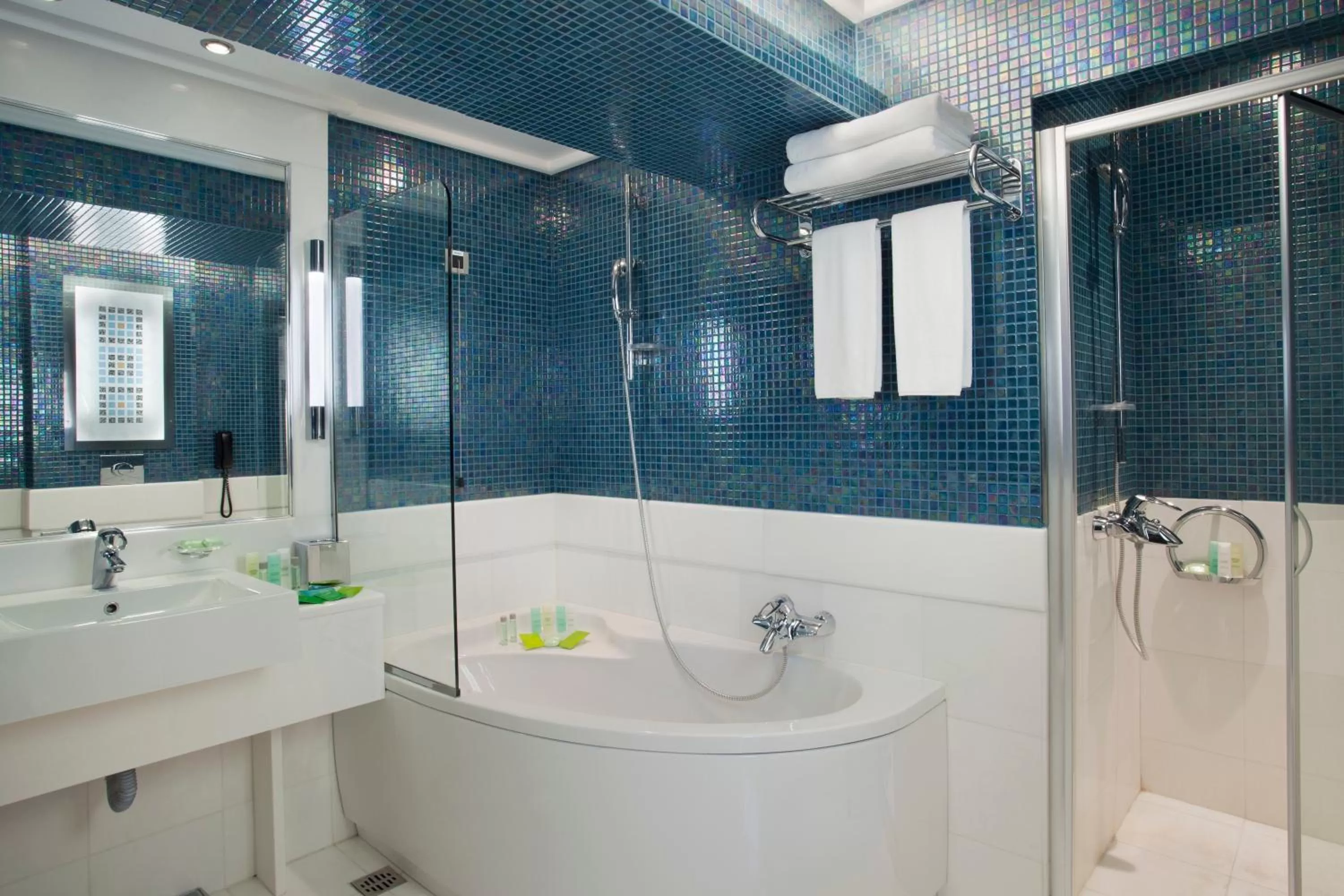 Bathroom in Crowne Plaza Athens City Centre by IHG