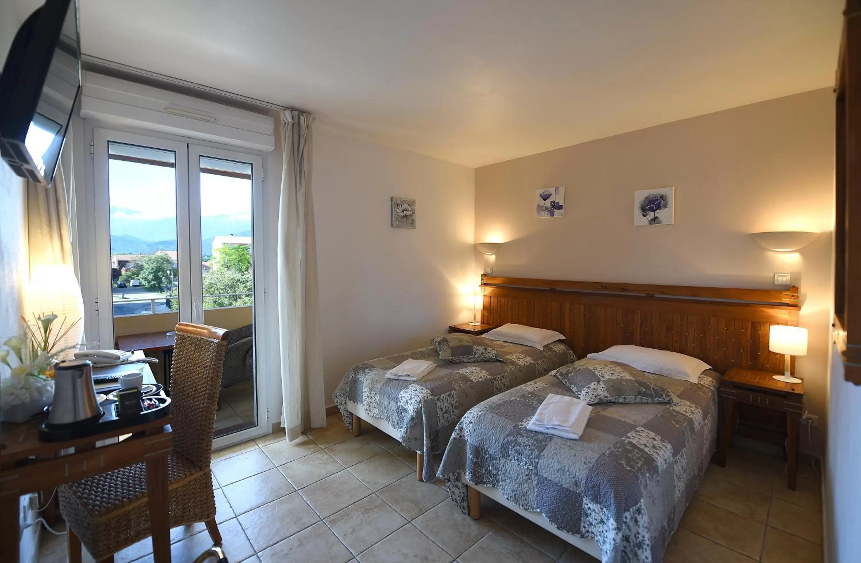 Bed in Hôtel A casa di Maria Cicilia