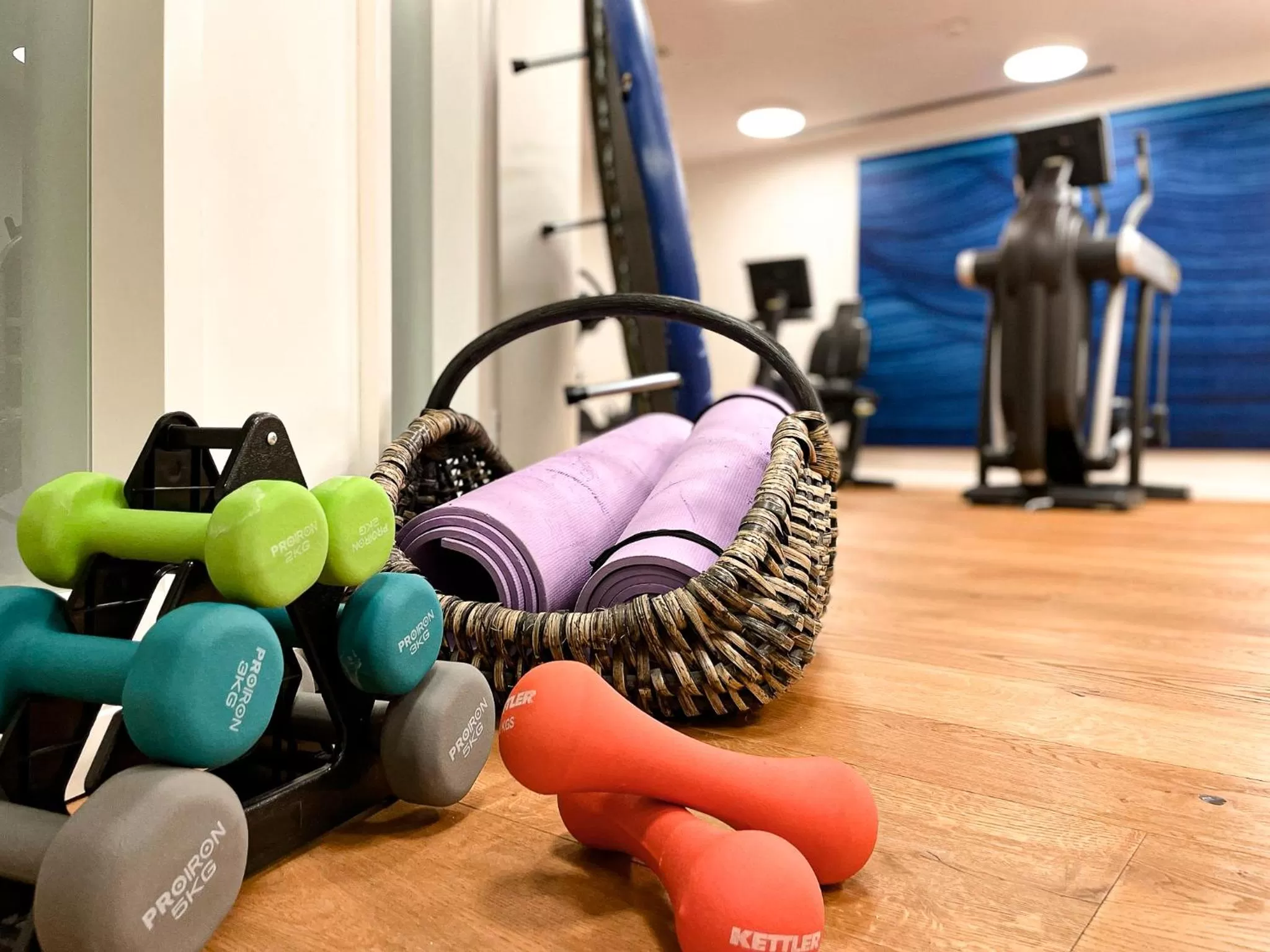 Fitness centre/facilities in Hotel-Restaurant Anne-Sophie