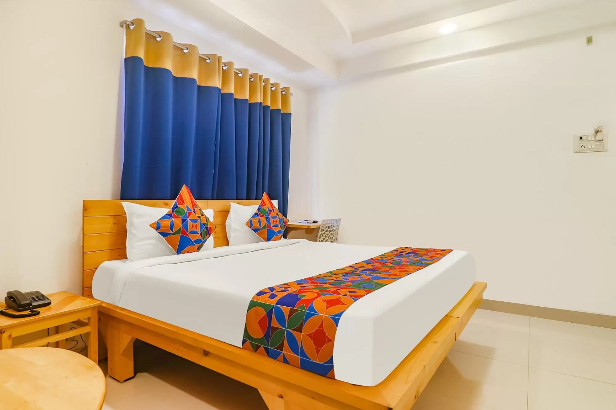 Bed in FabHotel Green Leaf