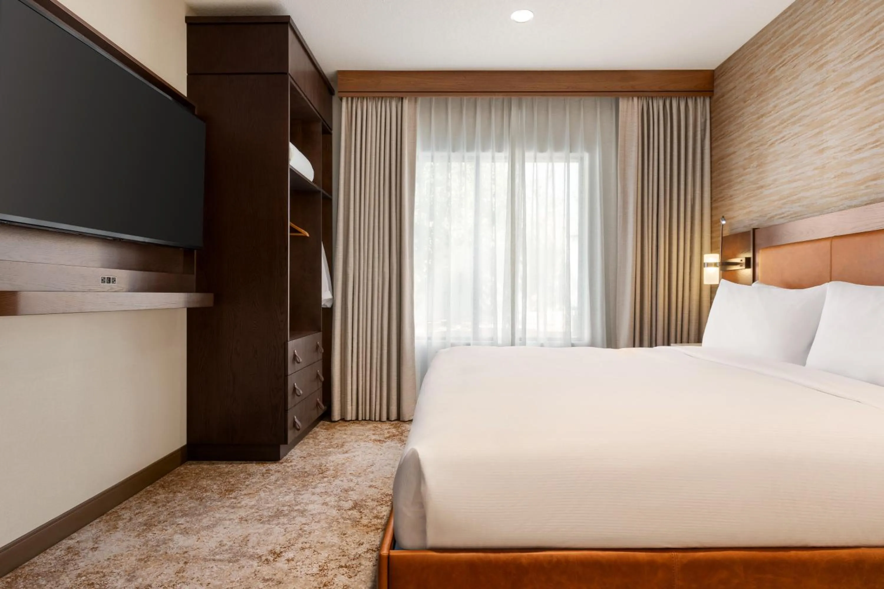 Bedroom, Bed in Casitas At The Hoodoo Moab, Curio Collection By Hilton