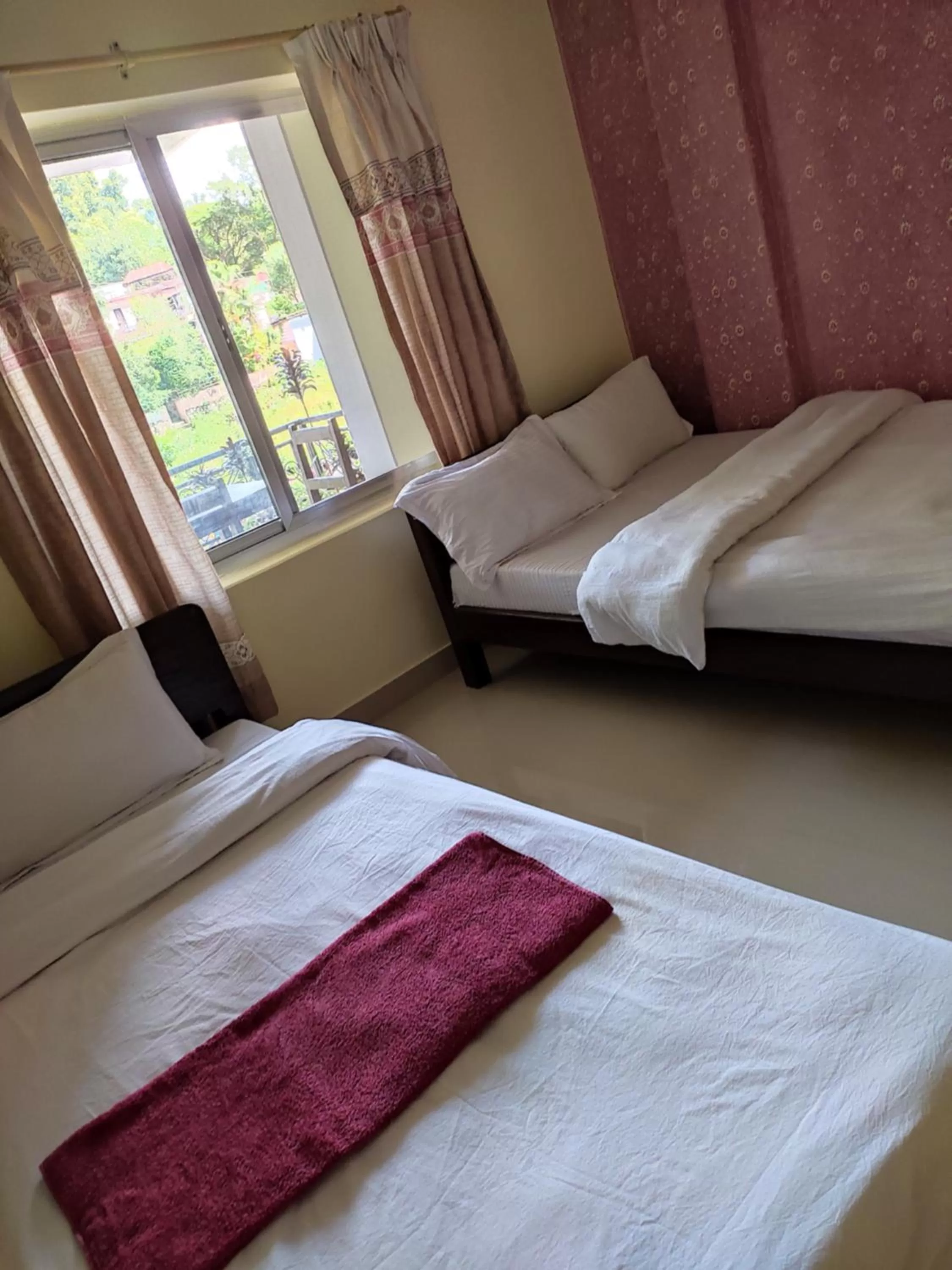 Bed in Hotel Green Hill View