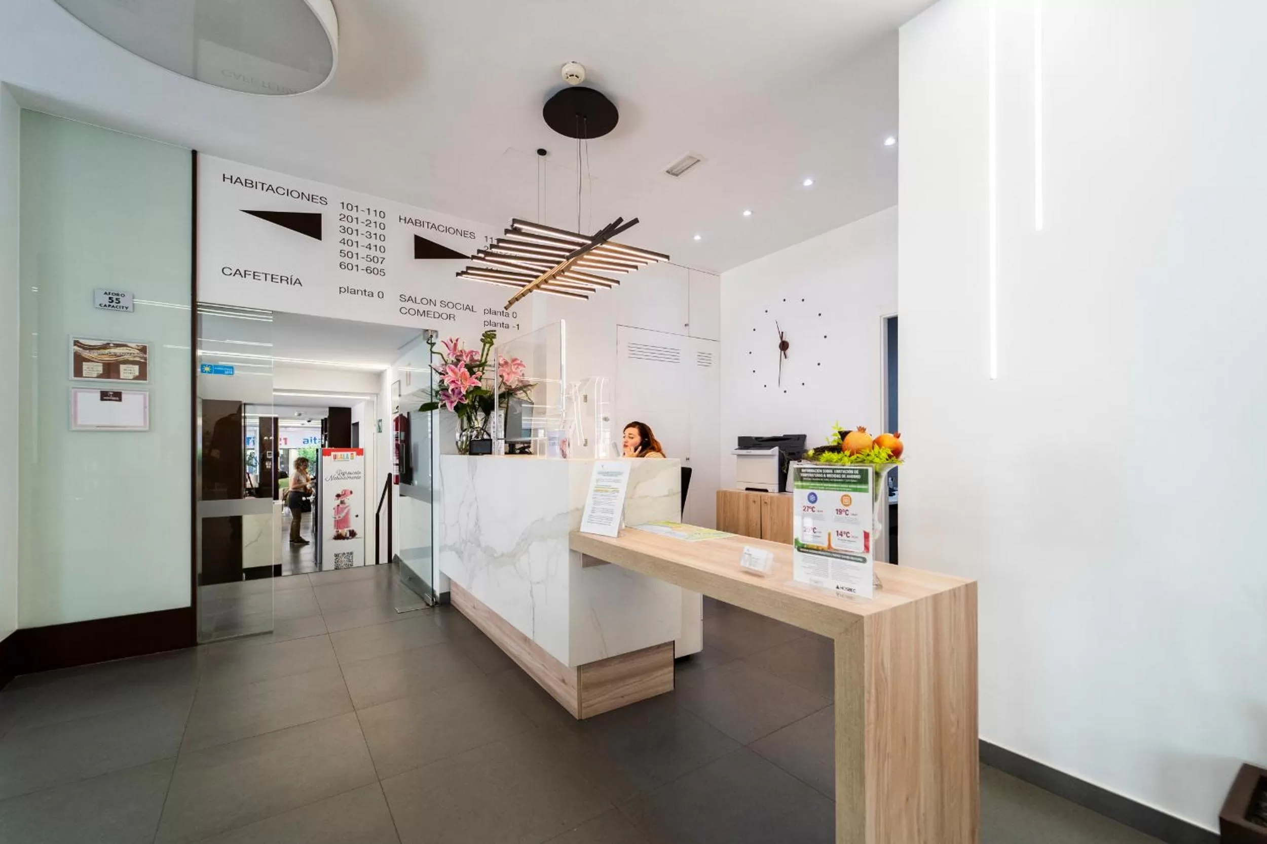 Lobby or reception in Hotel Montesol Benidorm