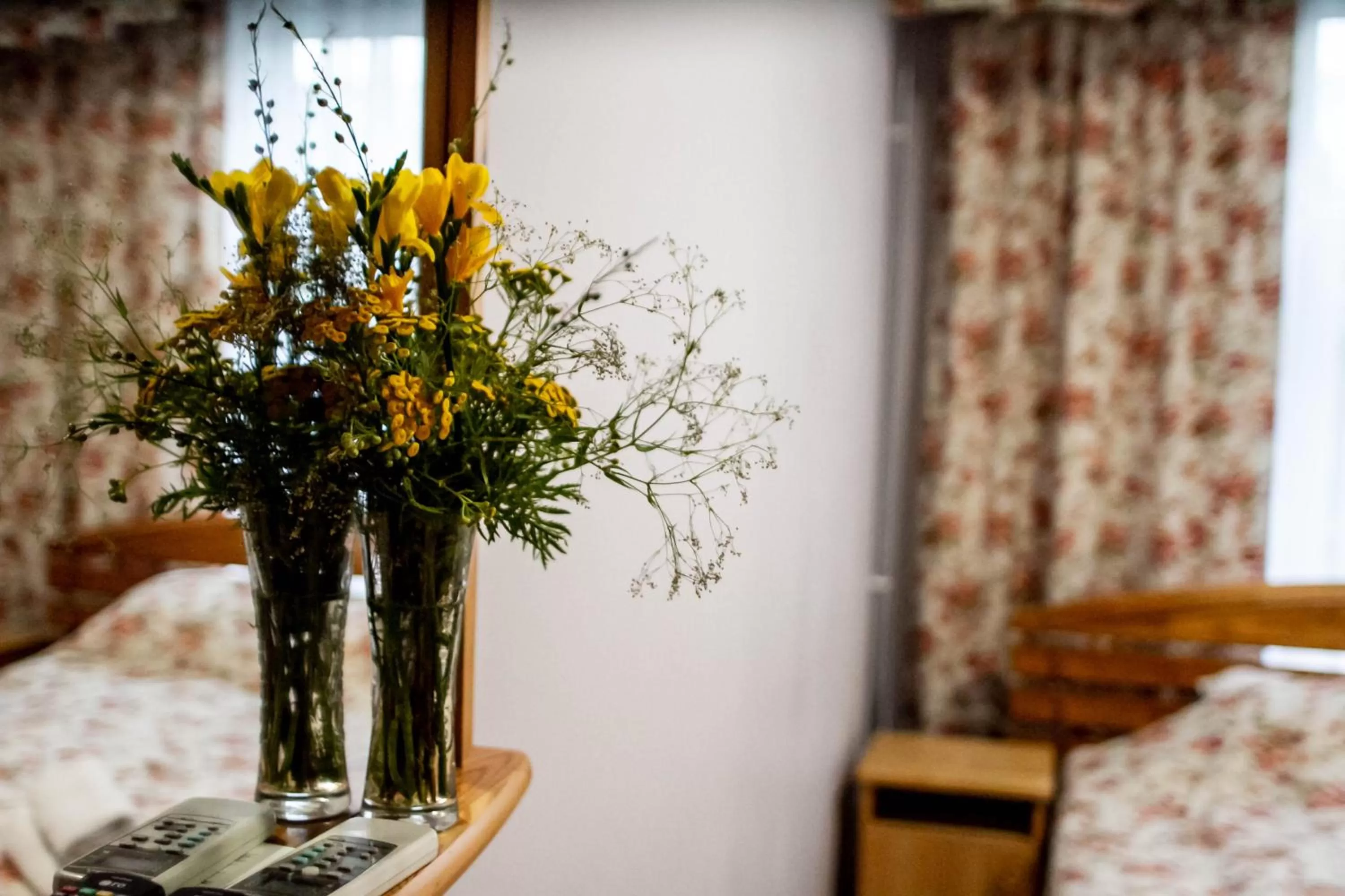 Decorative detail, Bed in Sunset Hotel