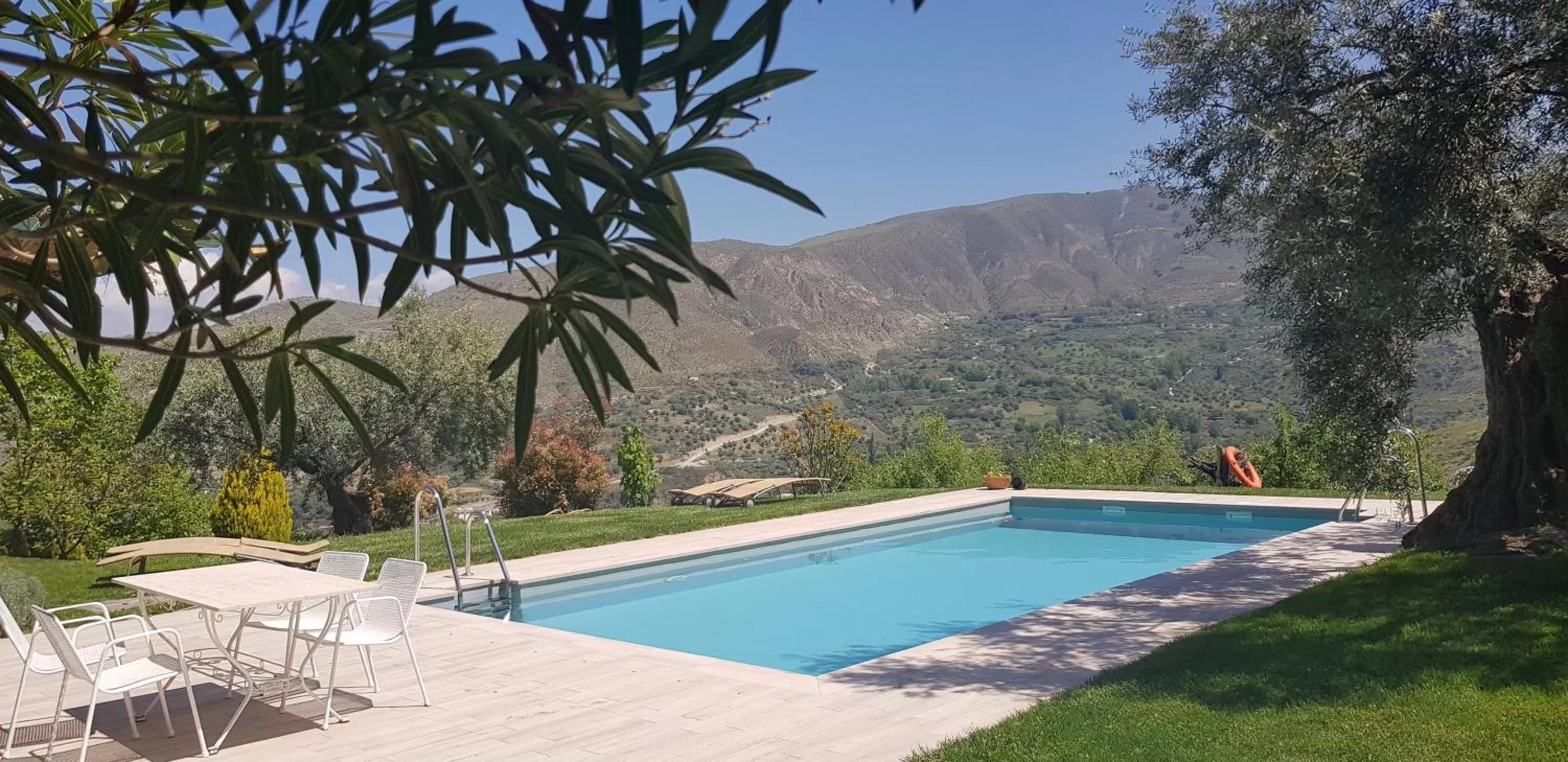 Garden view in La Almunia del Valle