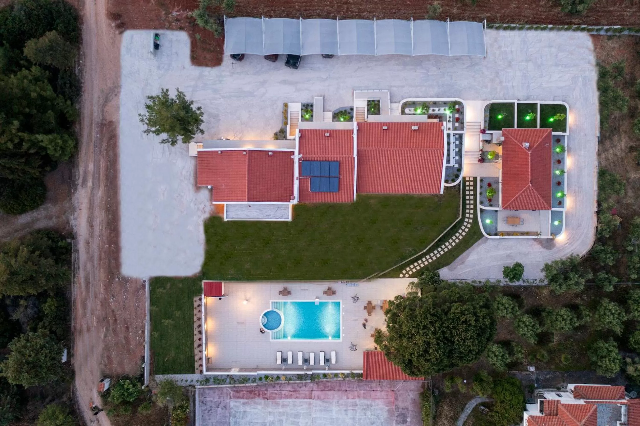 Bird's eye view in Villa Sara