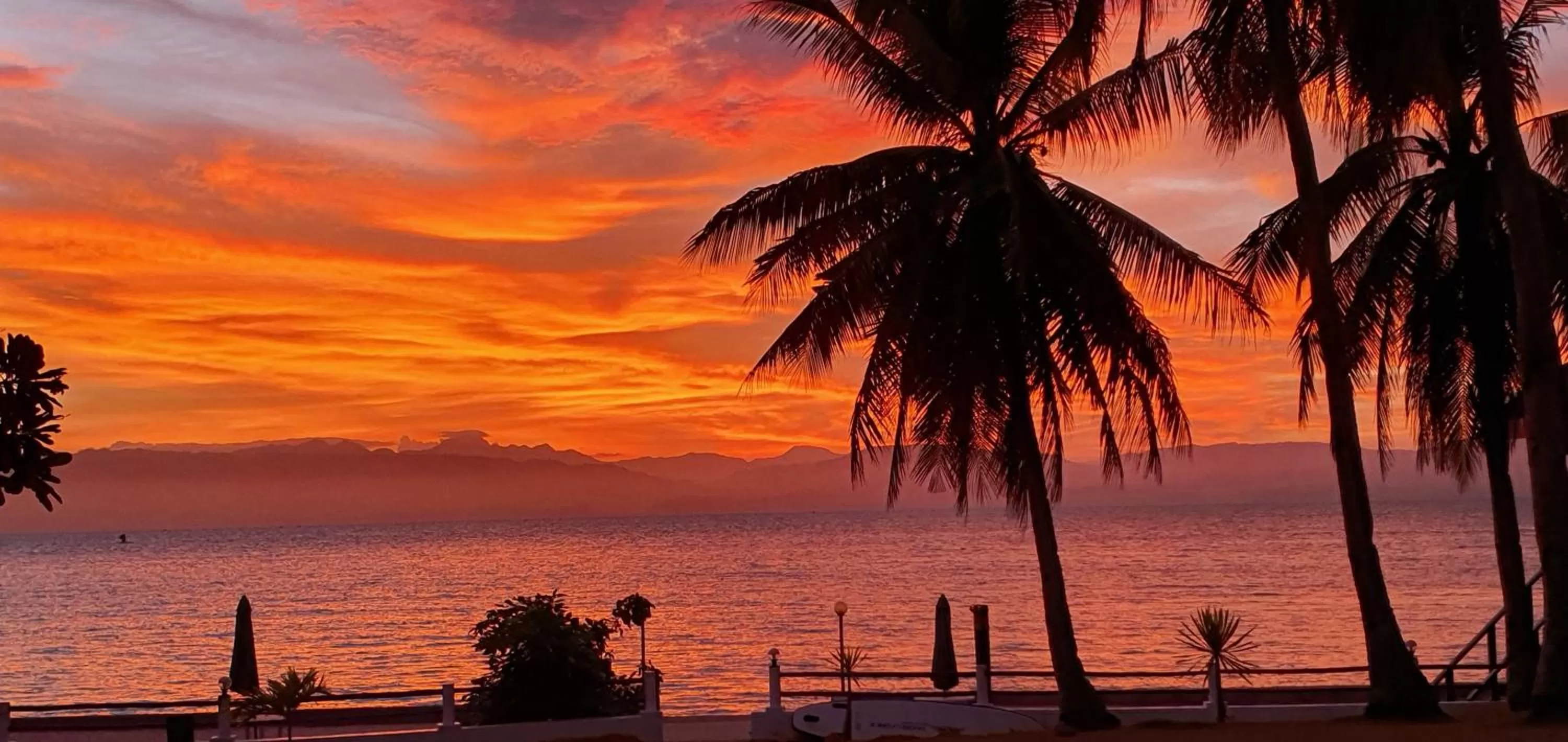 Sunset in Tauig Beach Resort