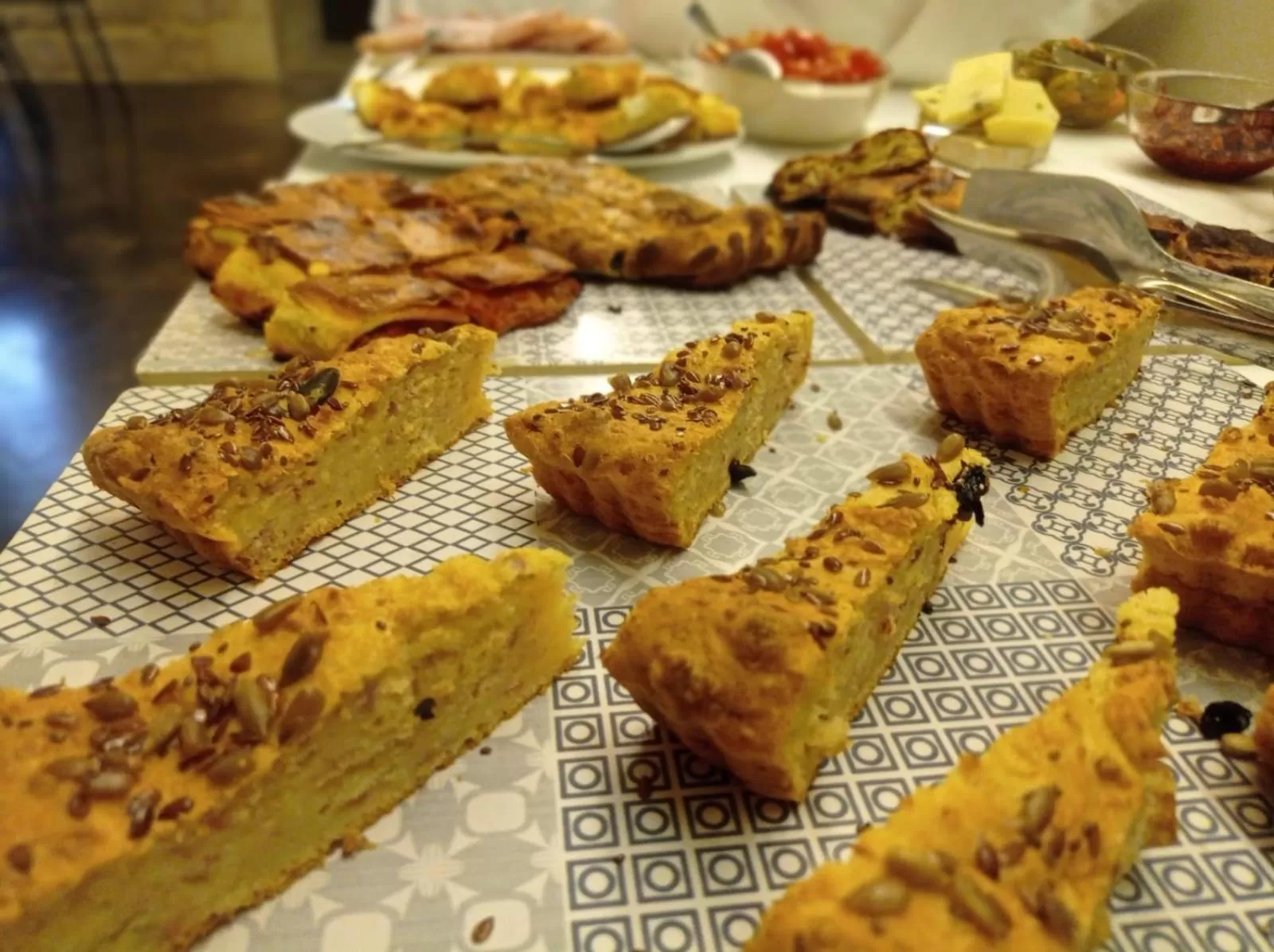 Food and drinks in Palazzo Favacchio - Patanè