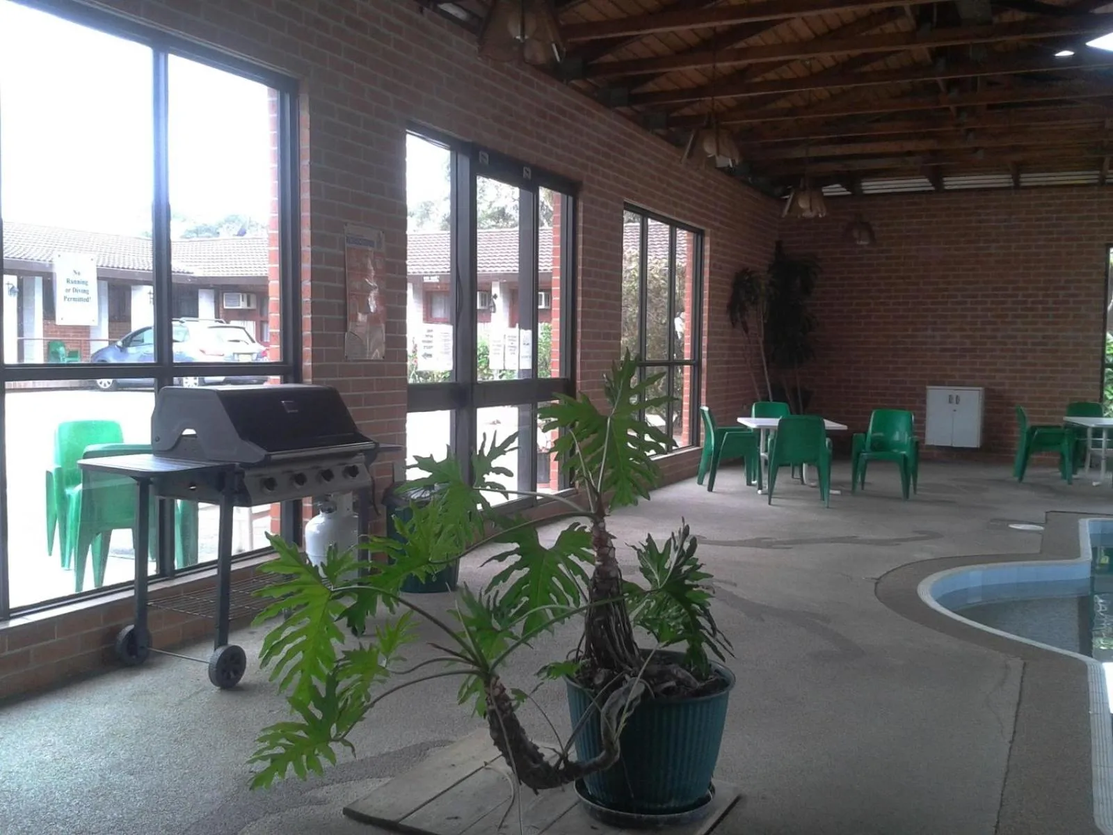 BBQ facilities in Elsinor Motor Lodge