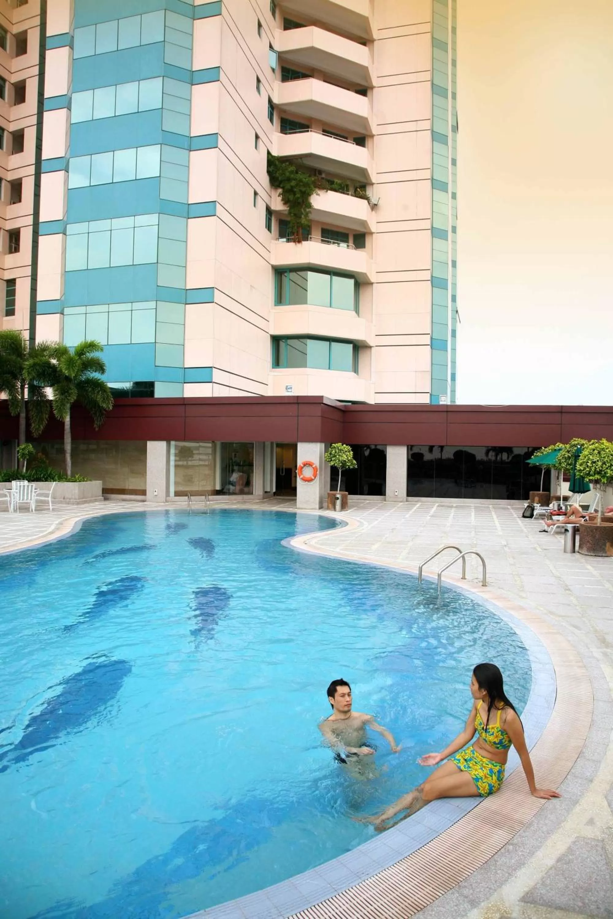 Swimming pool in Imperial Hotel Miri