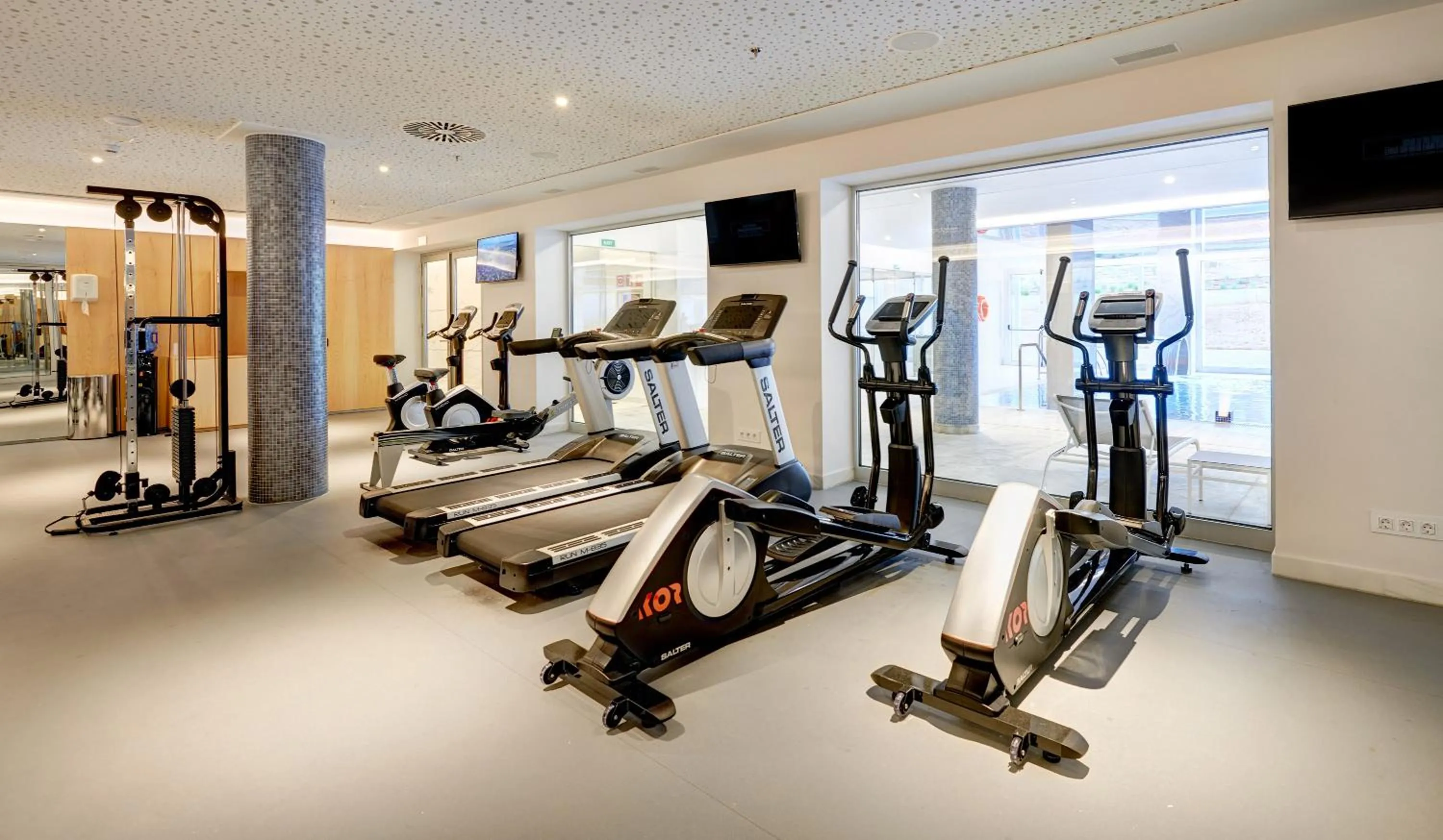 Fitness centre/facilities in Hipotels Gran Playa de Palma