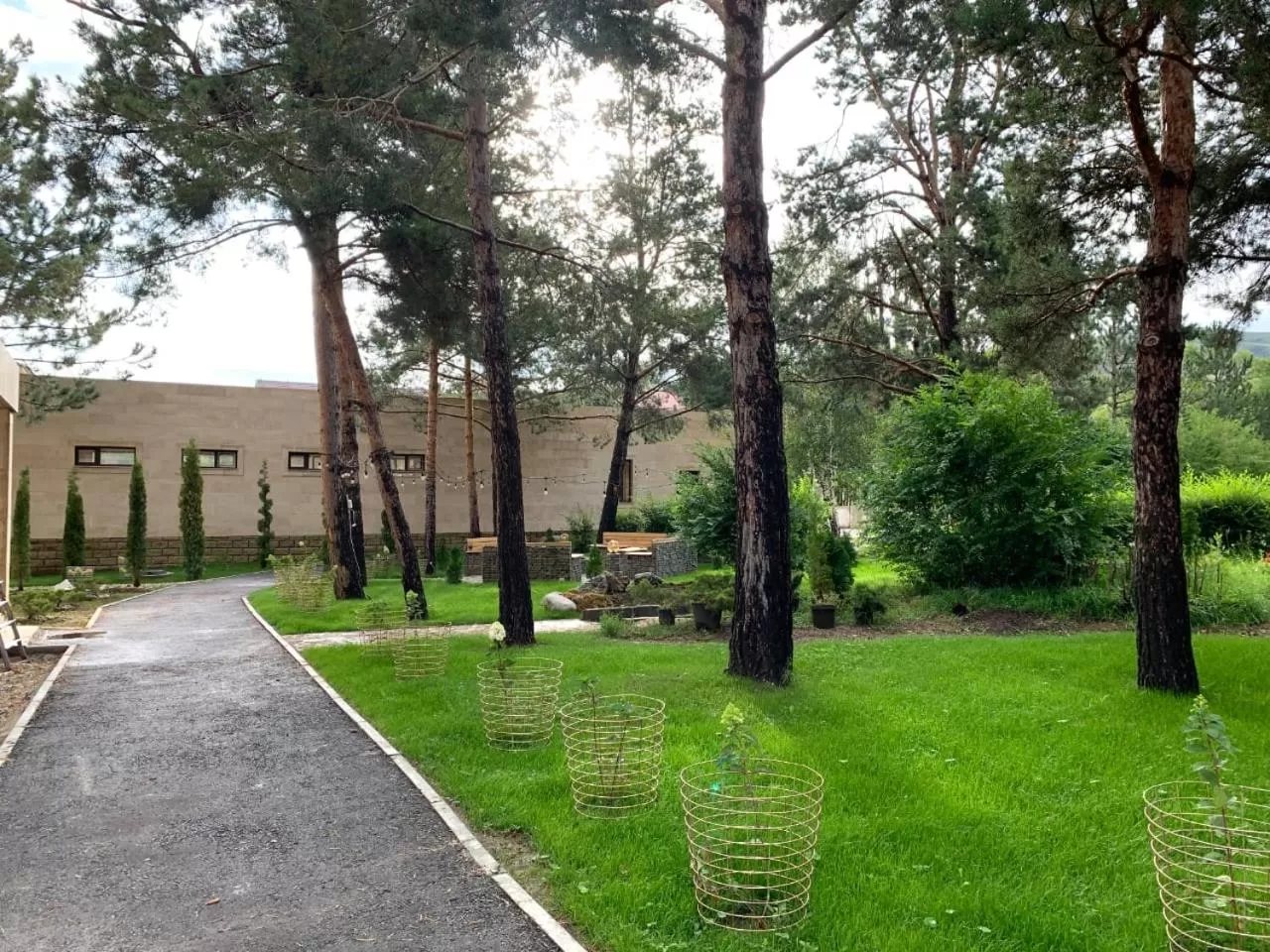 Garden in My hotel Karakol