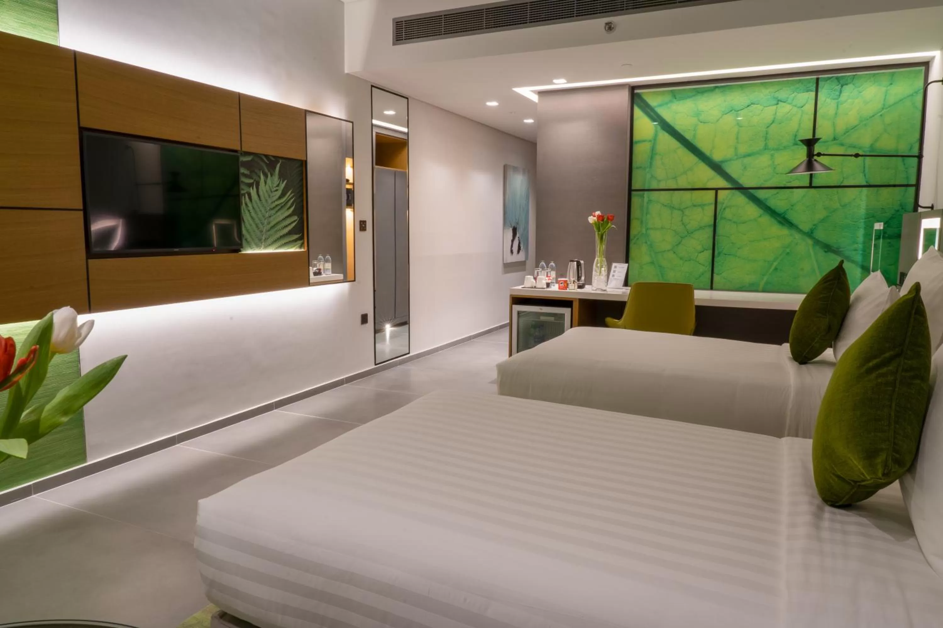 Bed in Al Khoory Courtyard Hotel