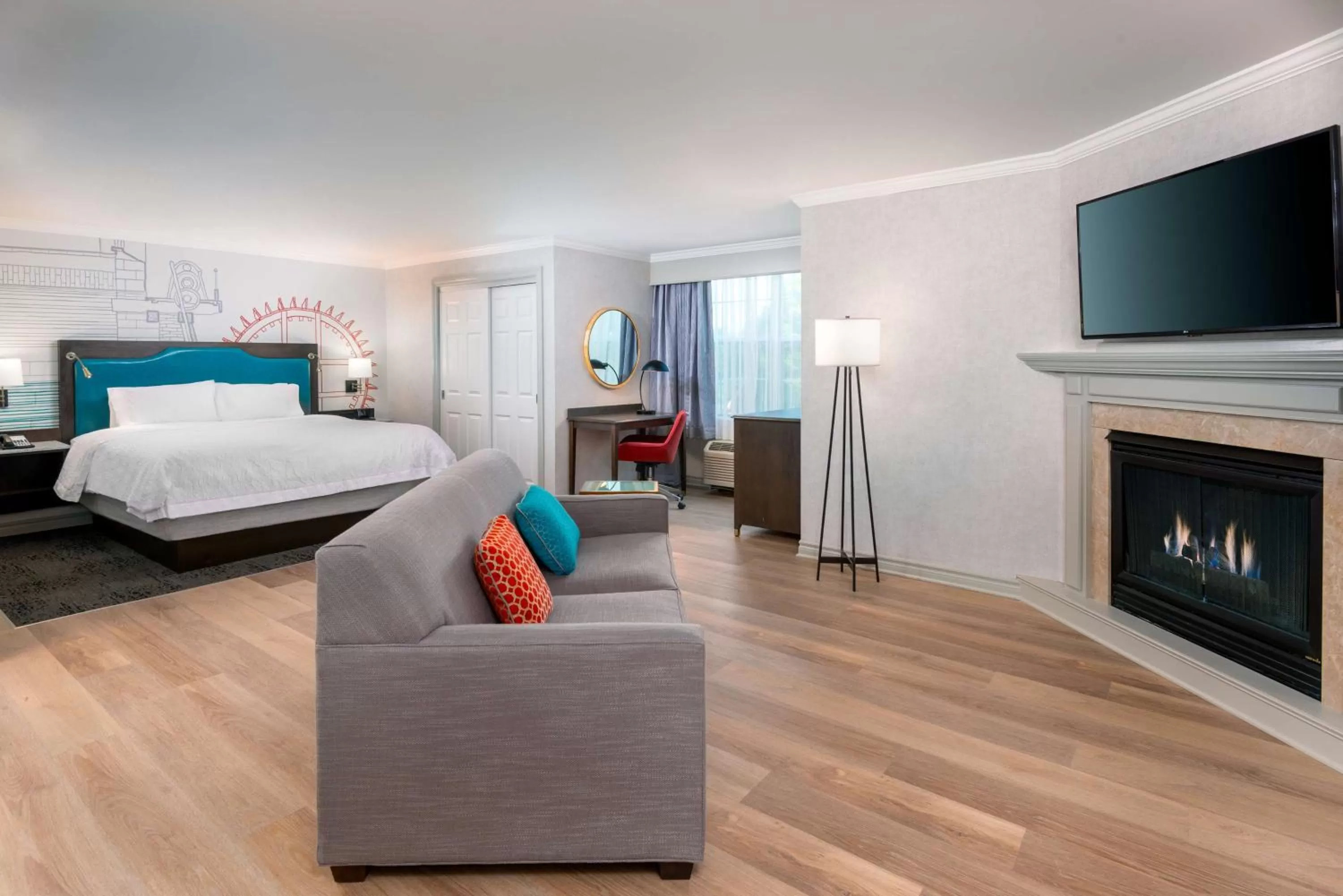 Bedroom, Bed in Hampton Inn Buffalo-Williamsville