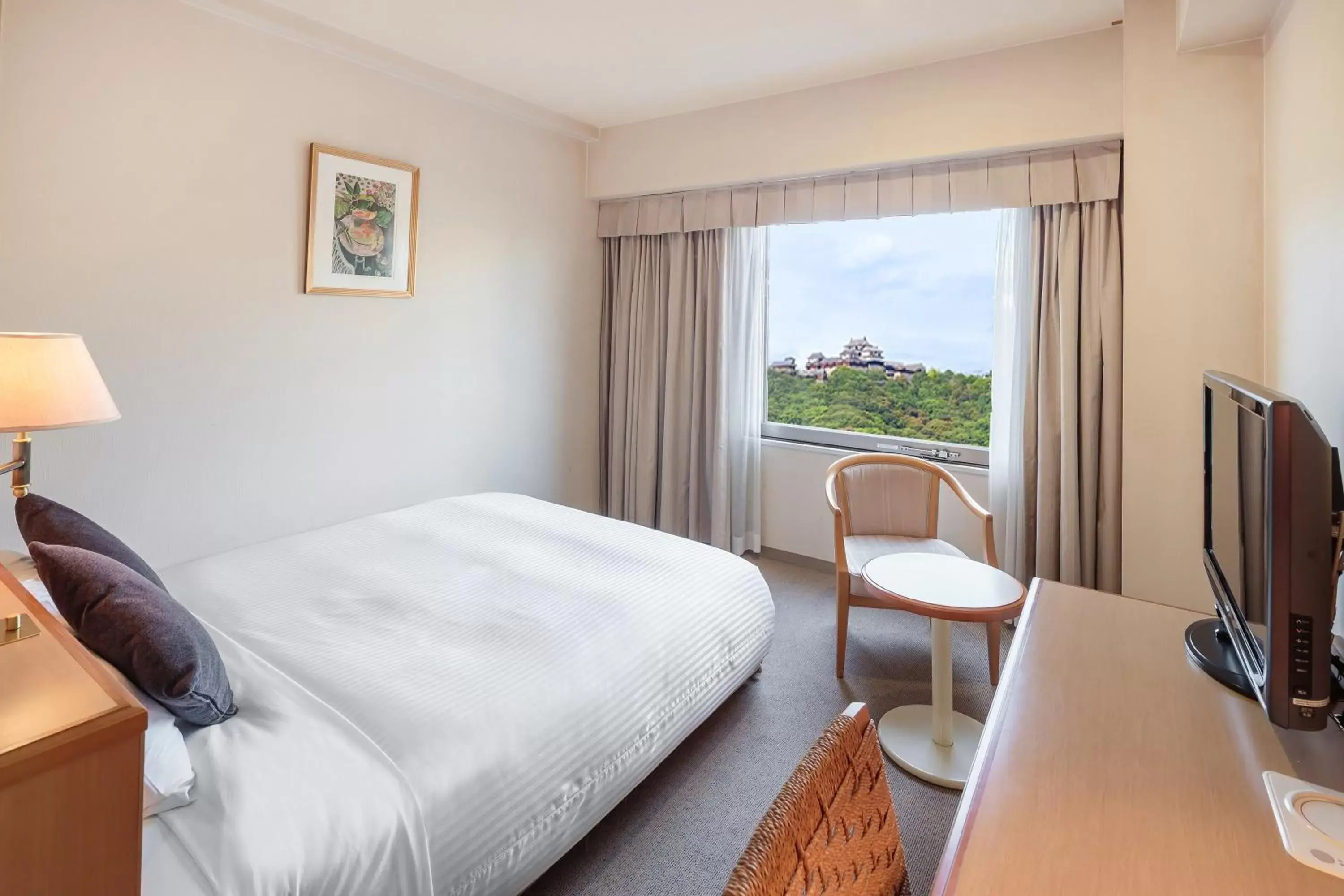 Standard Queen Room with Castle View - single occupancy - Smoking in HOTEL MYSTAYS Matsuyama Standard Queen Room with Castle View - single occupancy - Smoking in HOTEL MYSTAYS Matsuyama