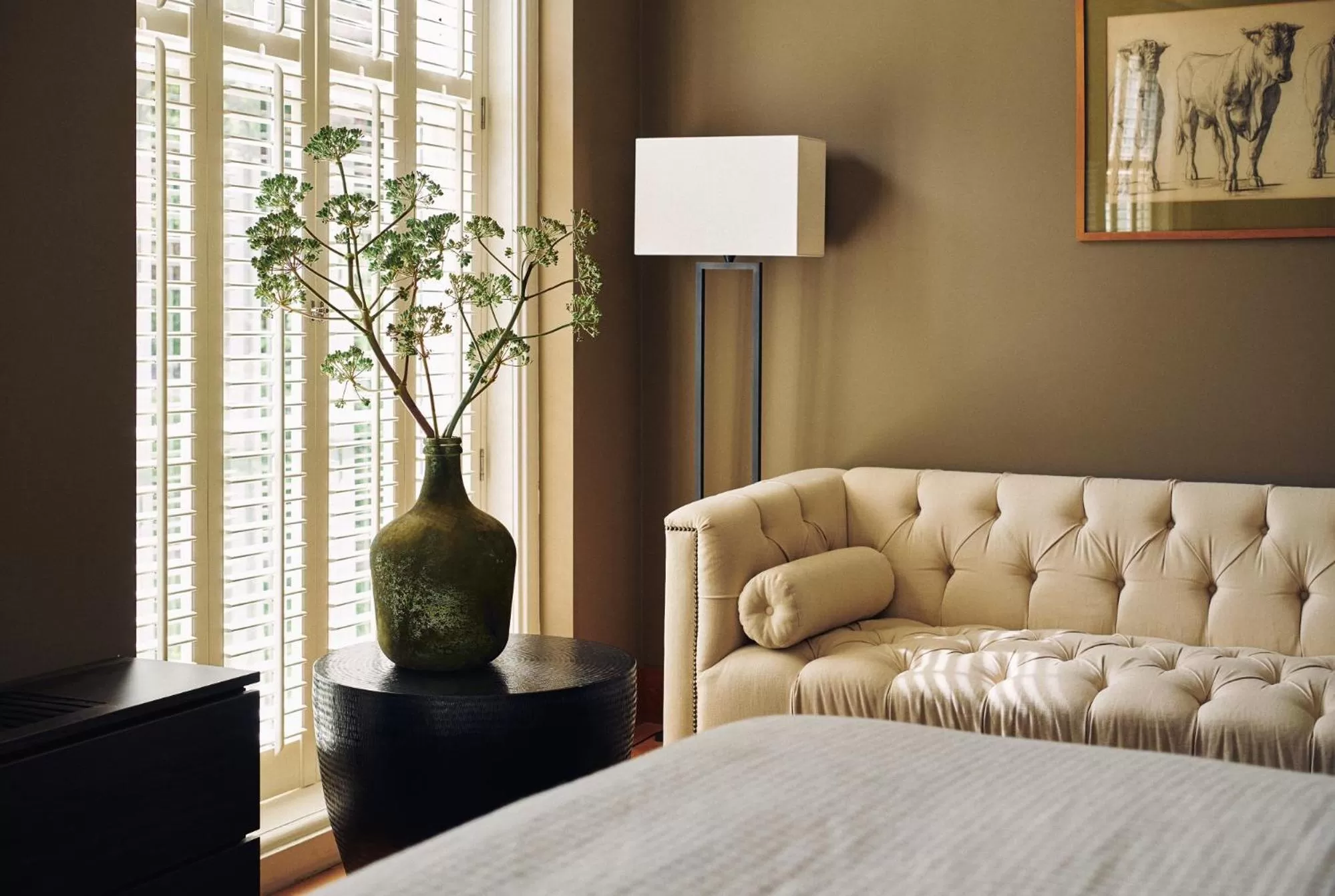 Seating area, Bed in Prinsenhof