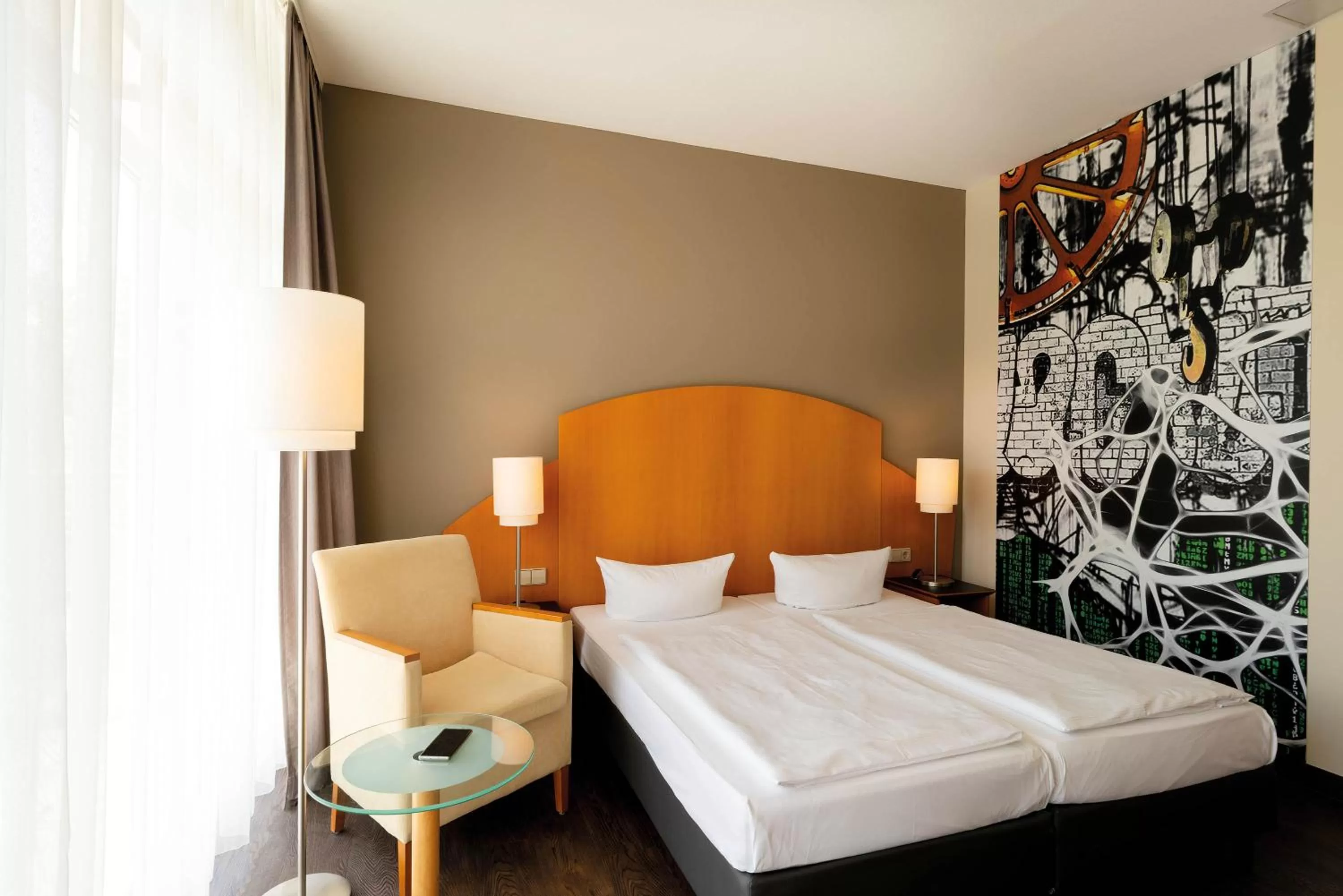 Bed in Seminaris Hotel Potsdam Griebnitzsee