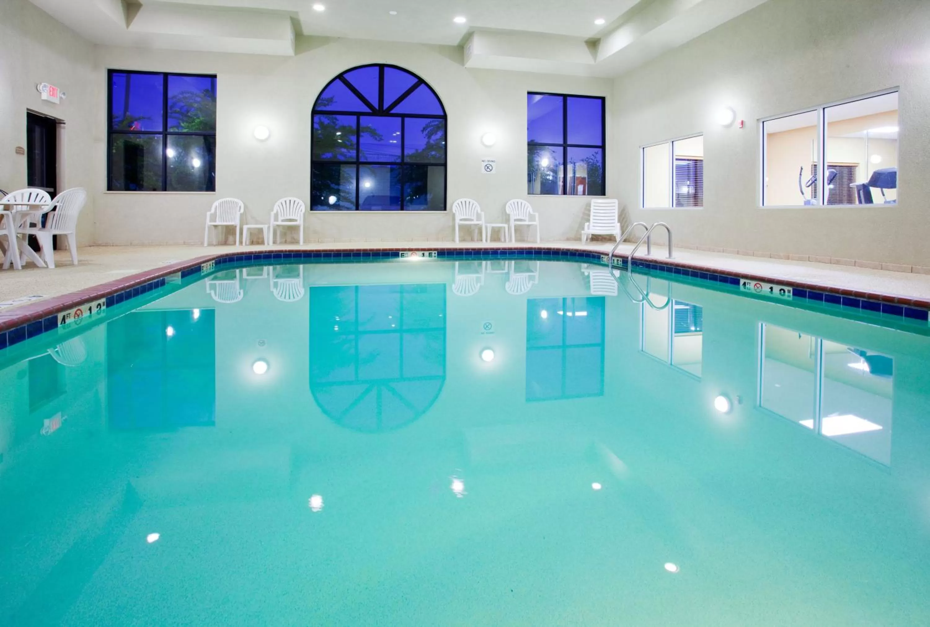 Swimming pool in Holiday Inn Express & Suites Rocky Mount Smith Mountain Lake, an IHG Hotel