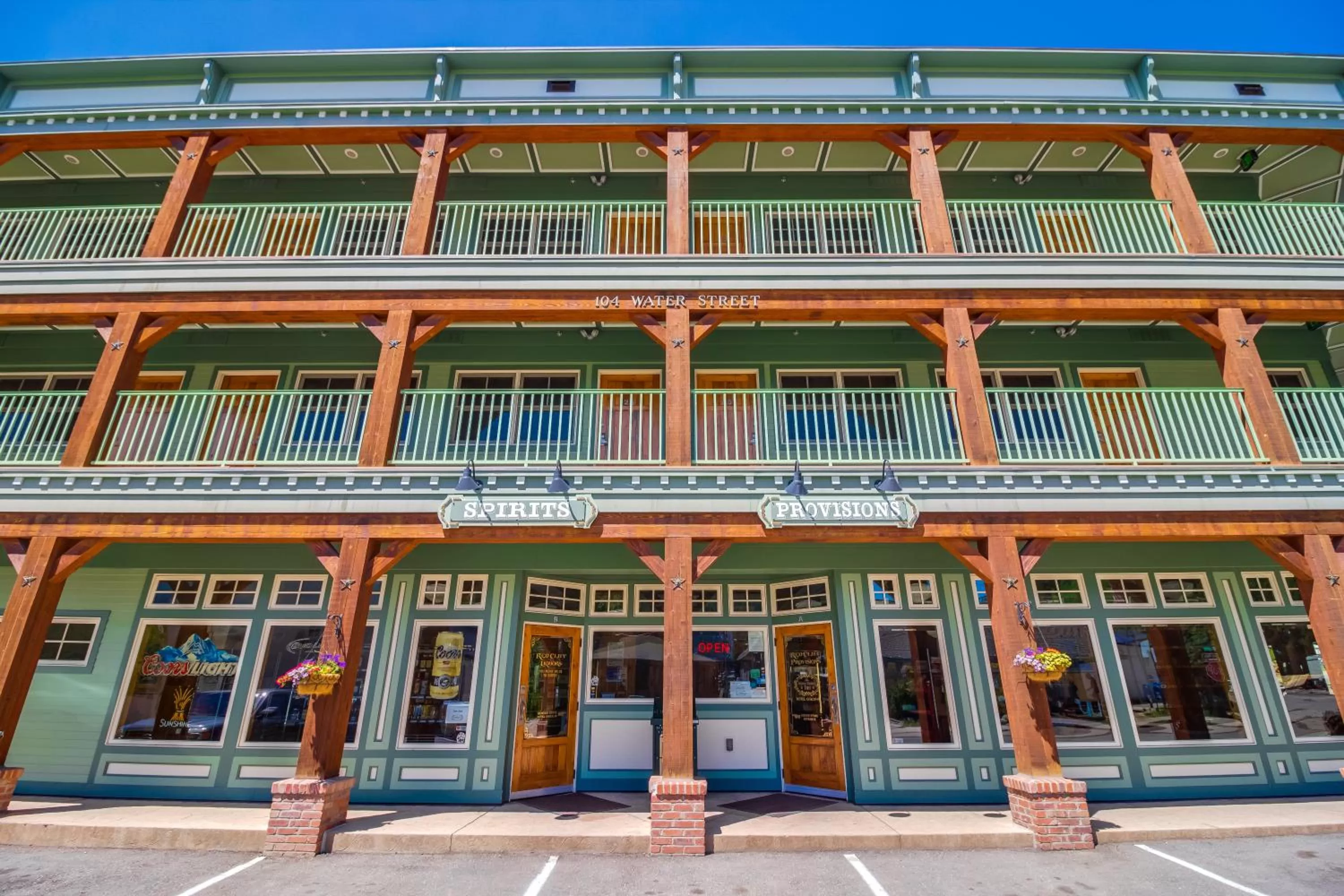 Property building in The Green Bridge Inn