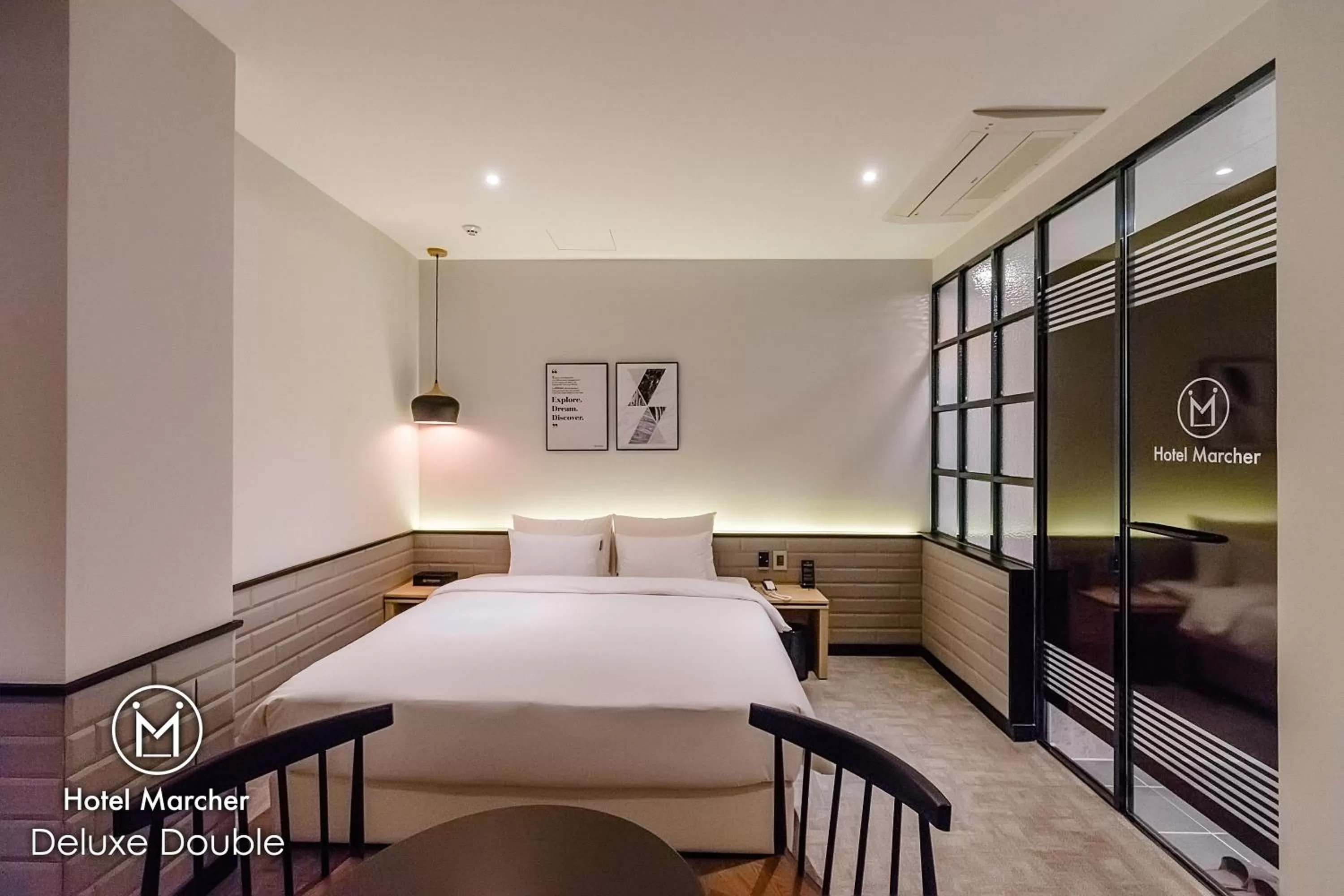 Bedroom, Bed in Hotel Marcher