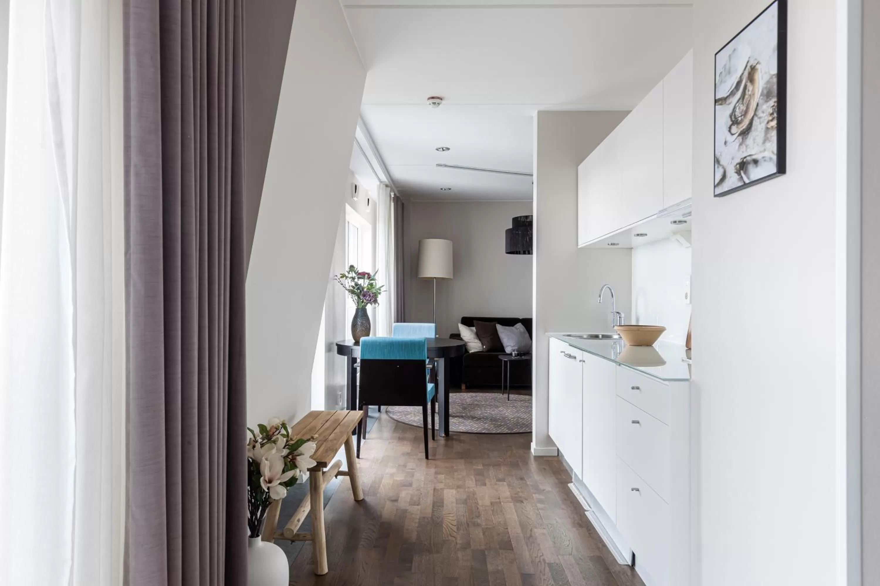 Kitchen or kitchenette in Finn Apartments