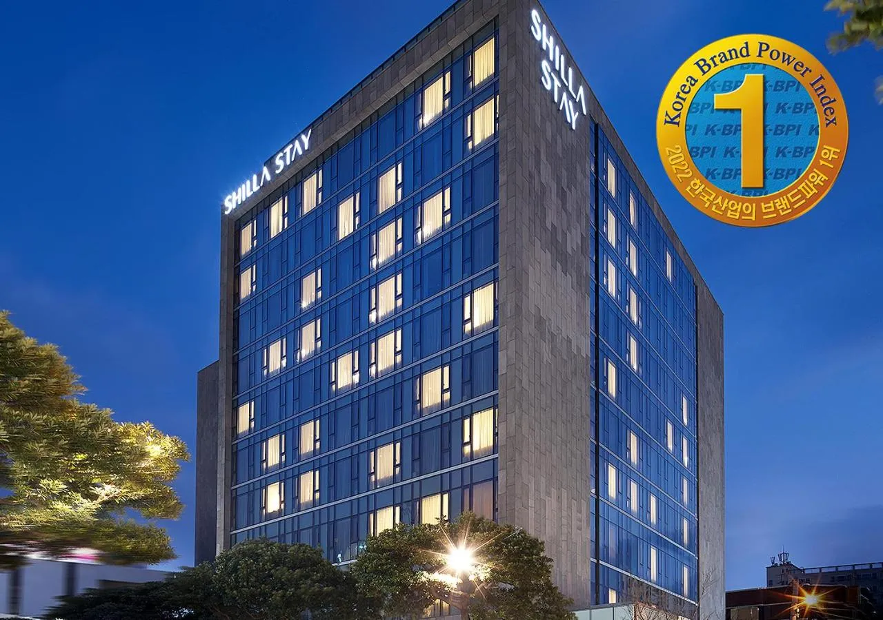 Property building in Shilla Stay Jeju Airport