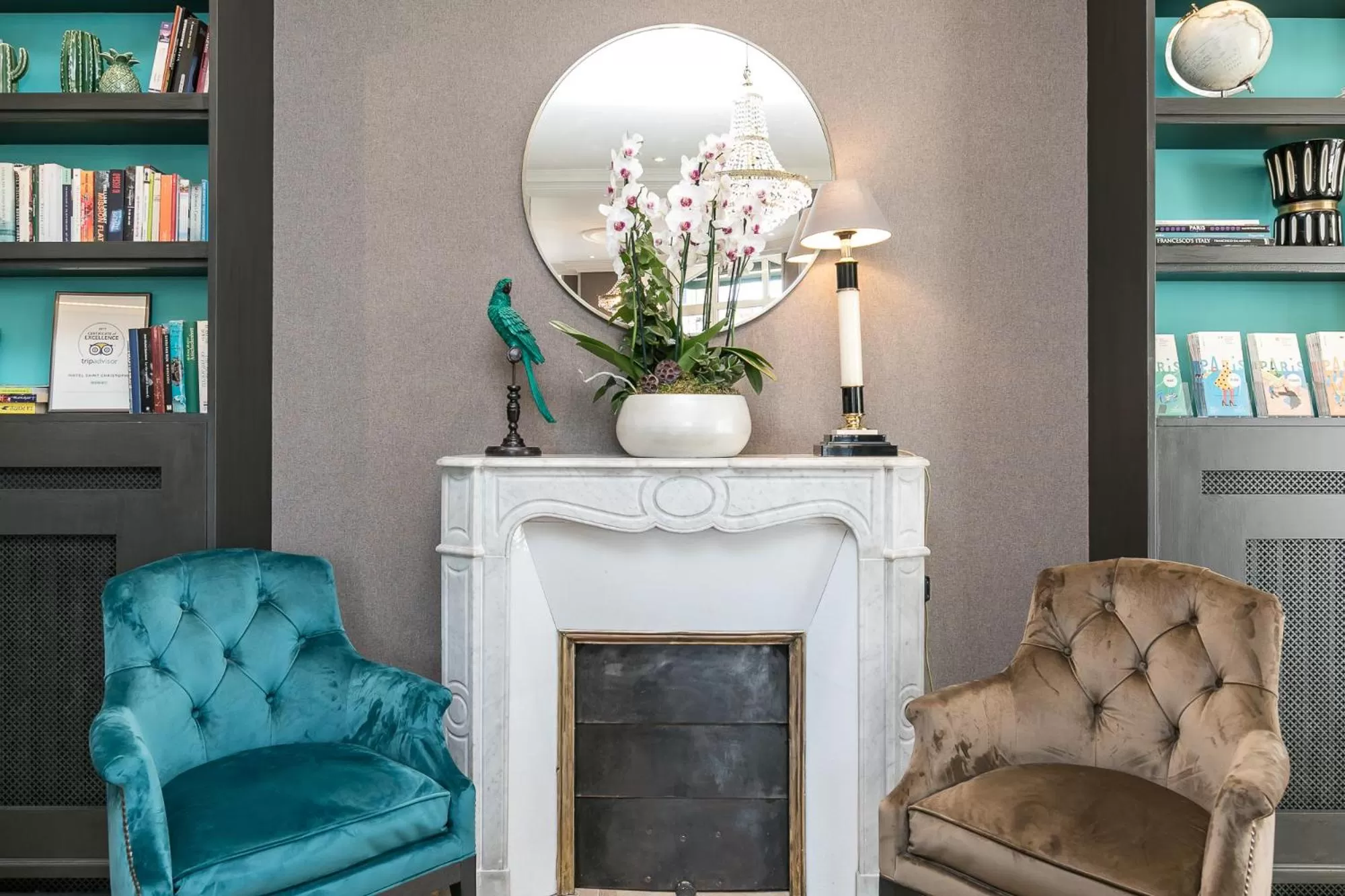 Lobby or reception in Hotel Saint Christophe