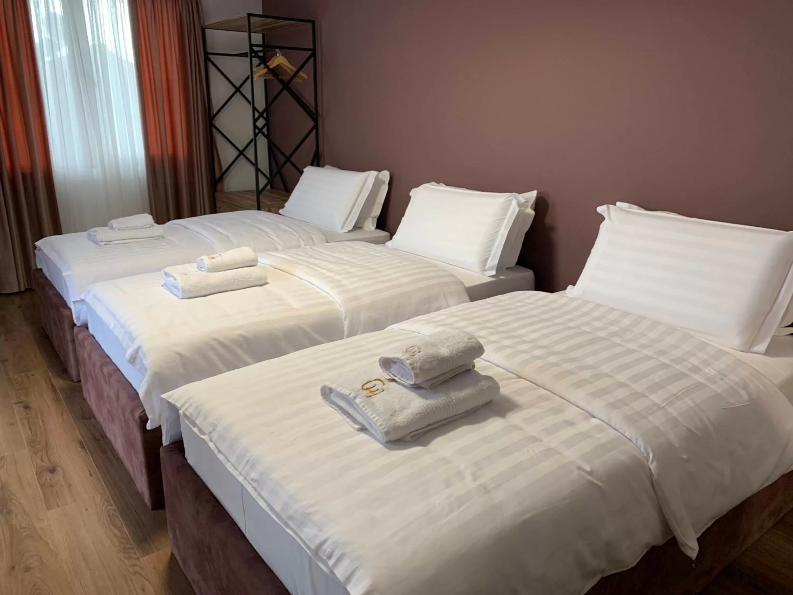 Bed in Grand Hotel Pogradec