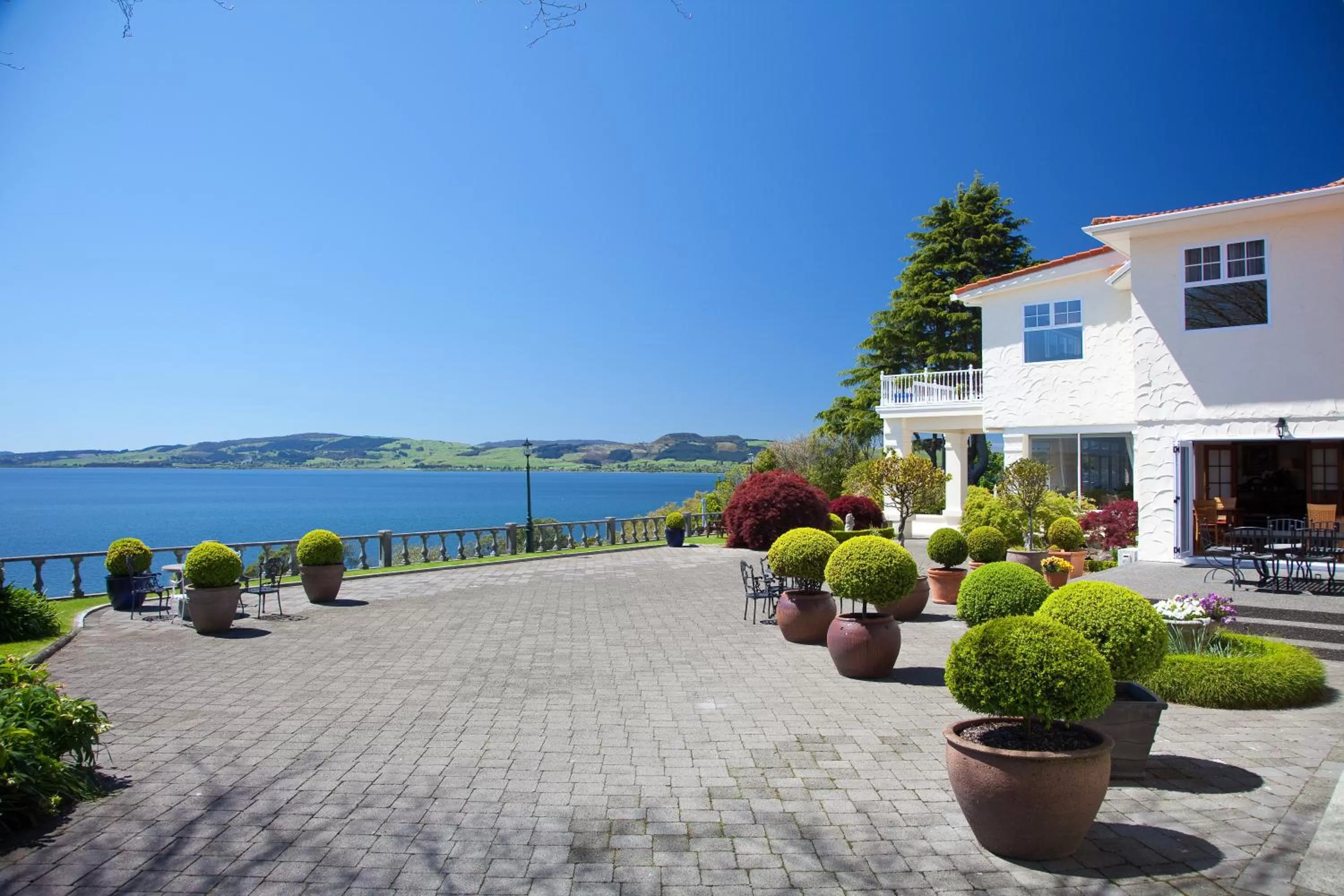Facade/entrance in On The Point - Lake Rotorua