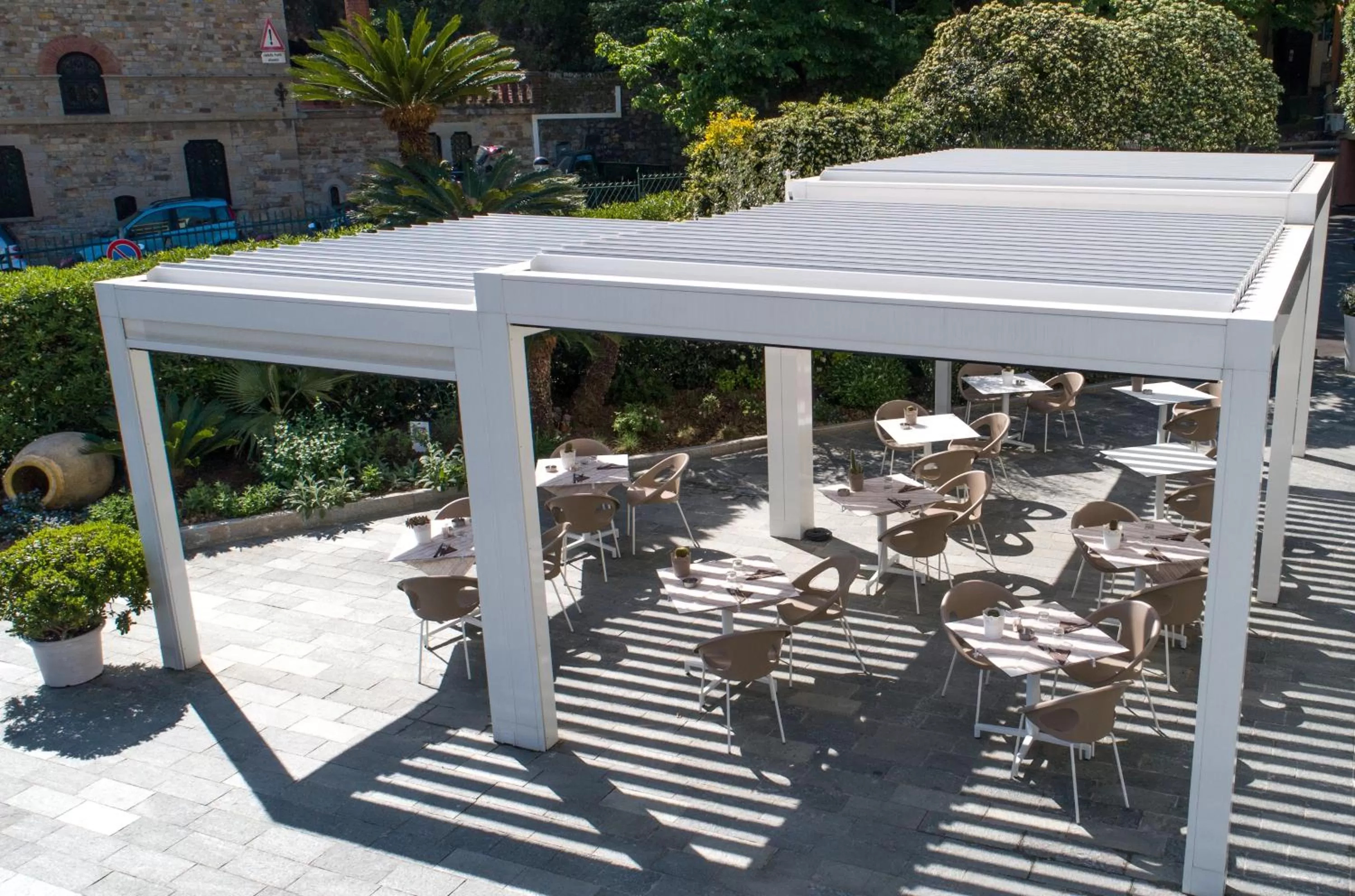 Patio in Best Western Regina Elena