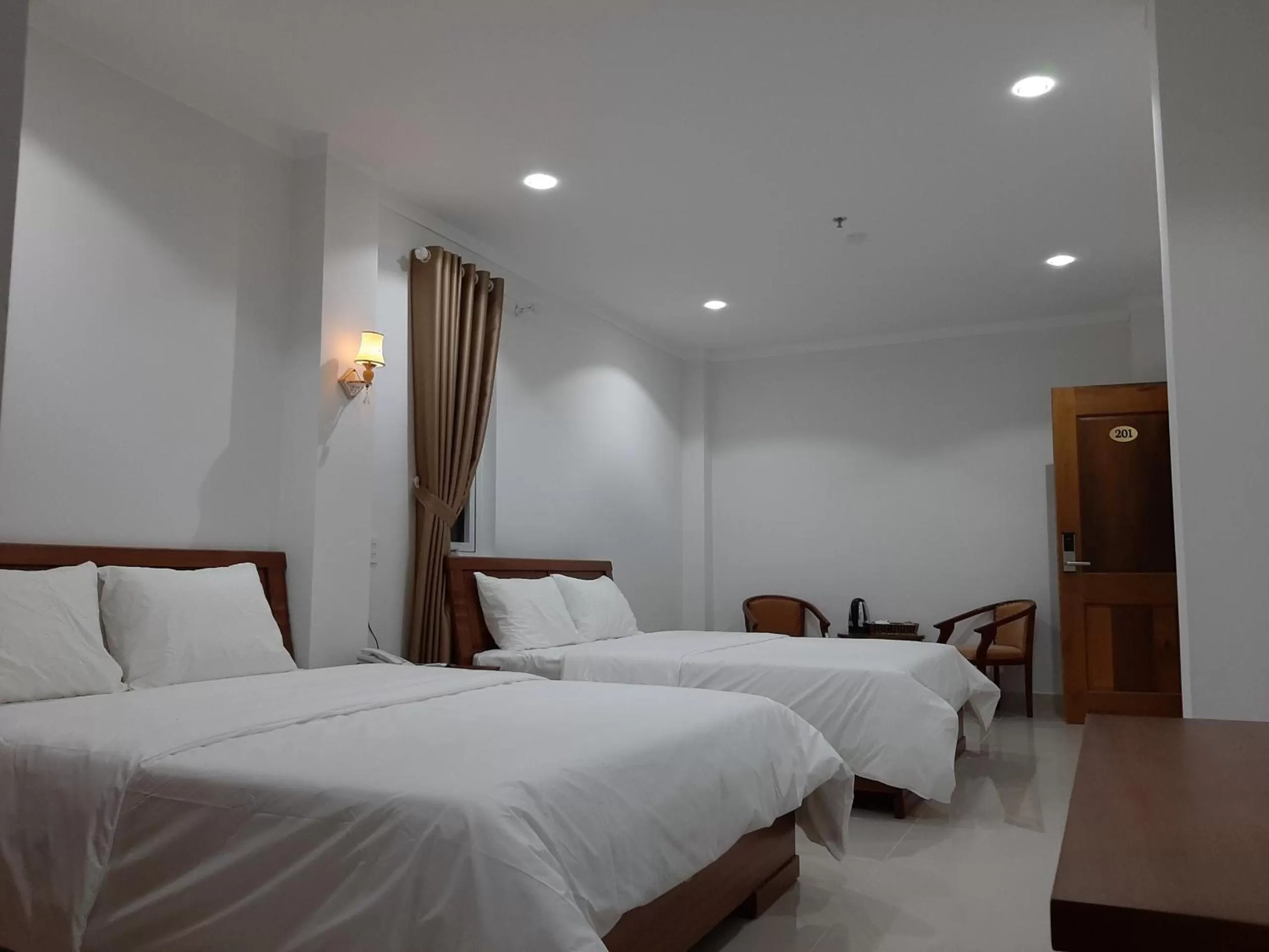 Bed in Minh Manh Hotel 2