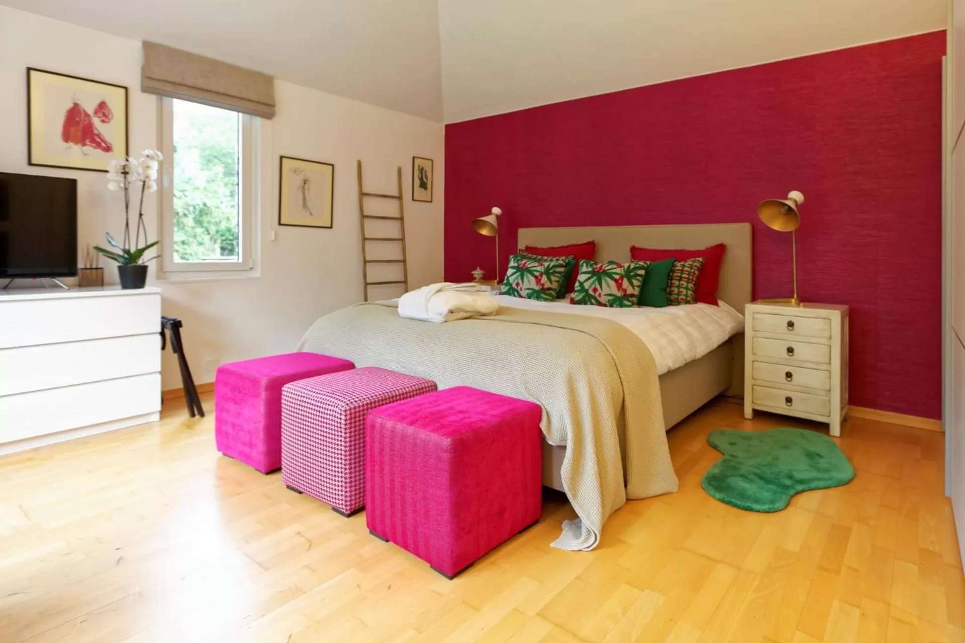 Bed in Villa Tiffany