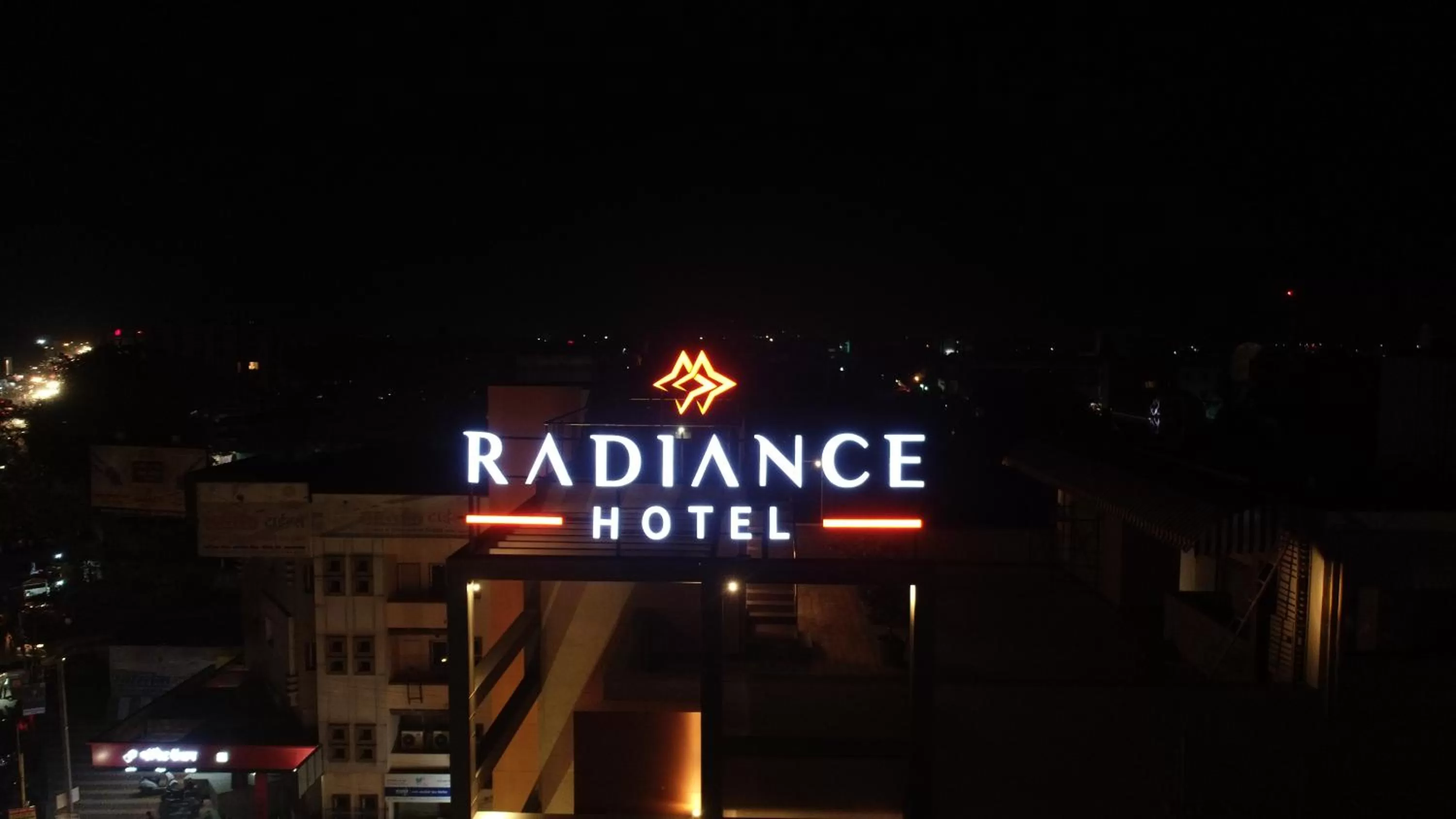 Property building in Hotel Radiance
