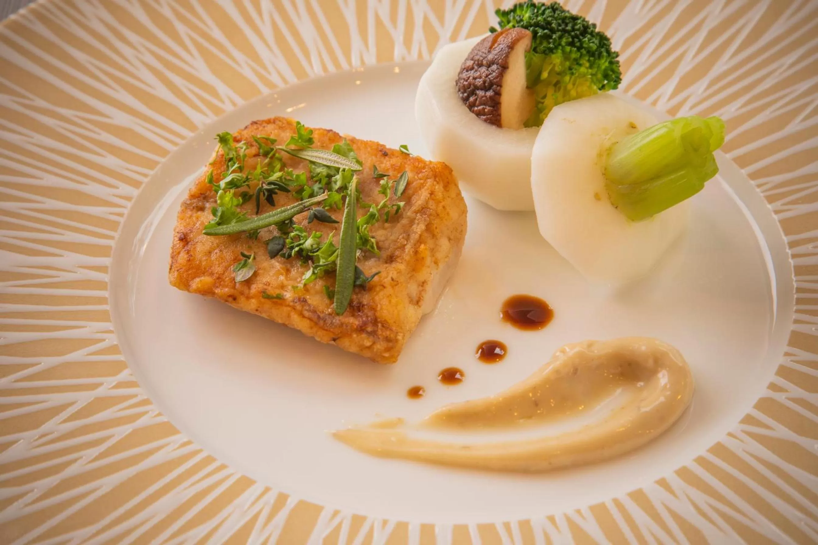 Dinner in La Vista Furano Hills Natural Hot Spring