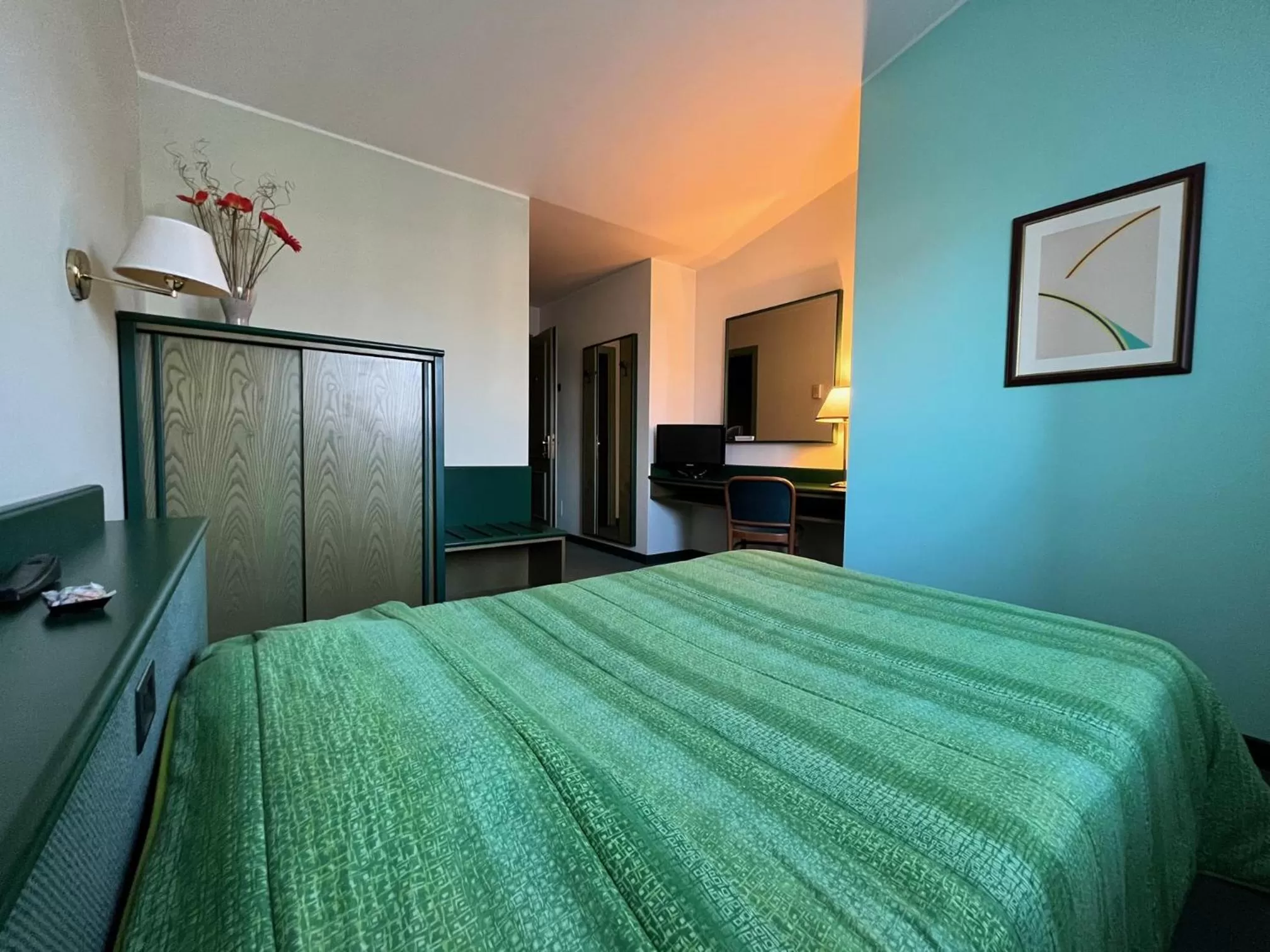 Bed in Hotel La Goletta