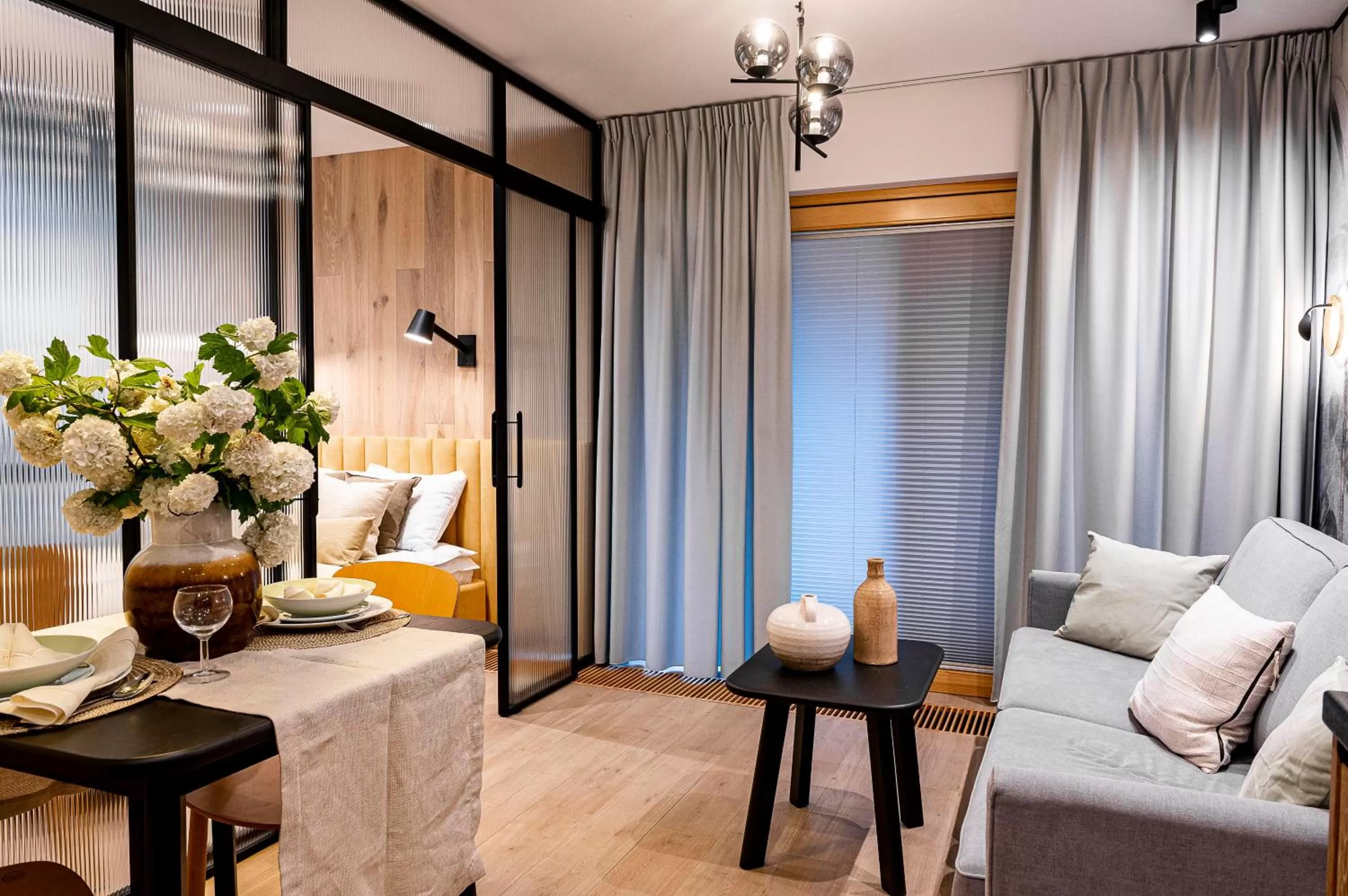 Living room in Białka Residence Ski - 50 m do Termy Bania Odkryj-Białke