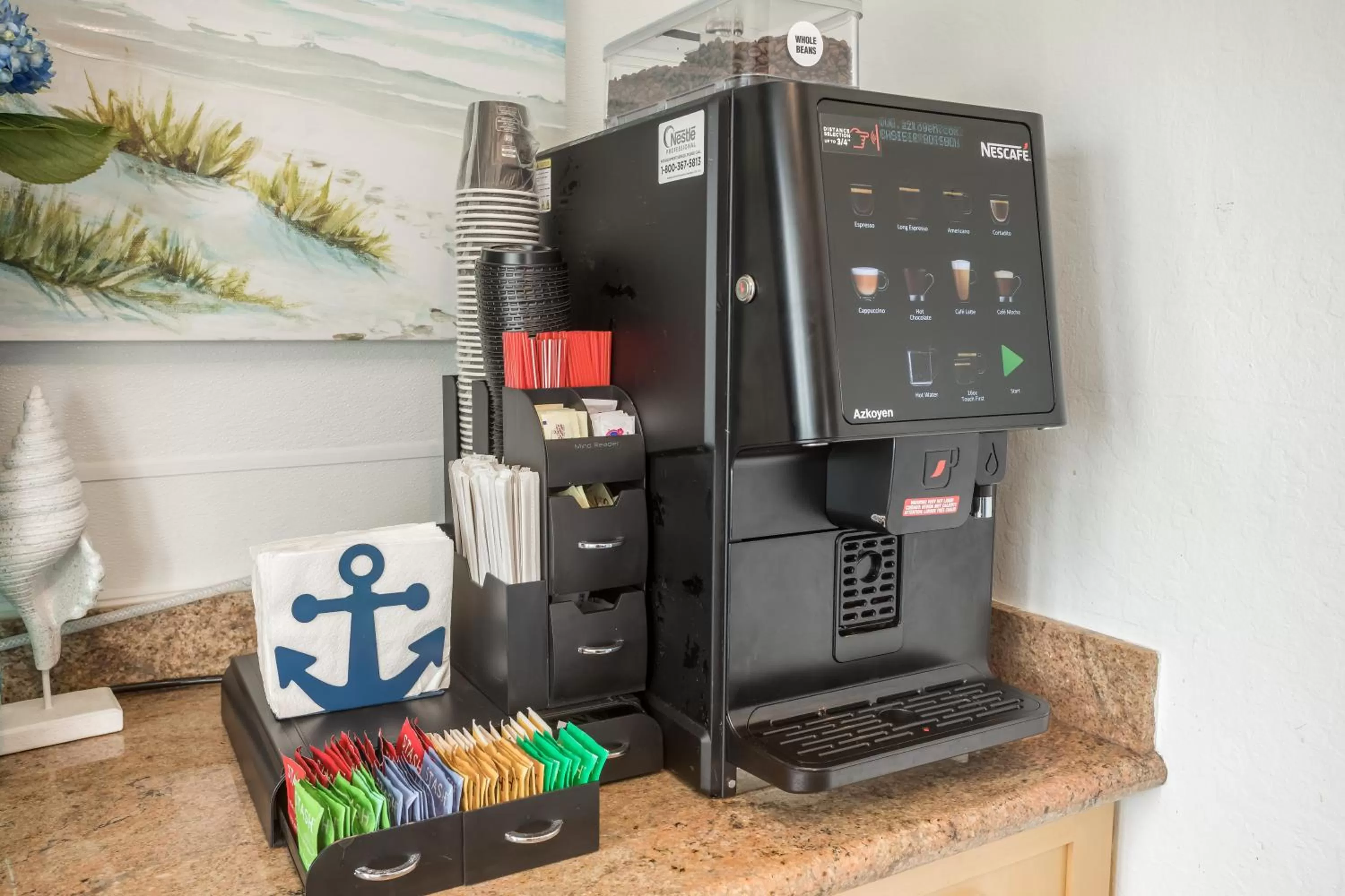 Coffee/tea facilities in Harbor View Inn