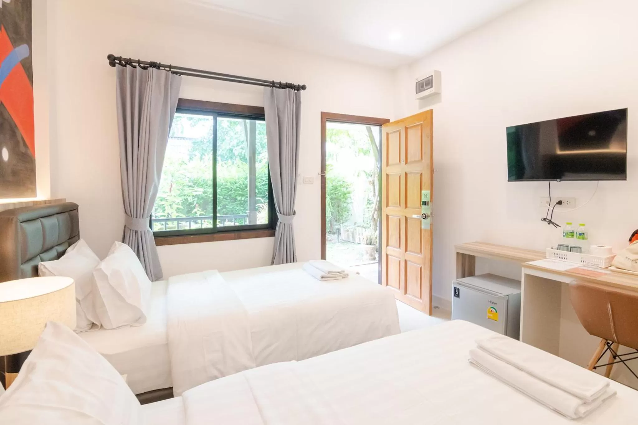 Bedroom, Bed in นายก่ายหมอน Nine-Kai-Mon