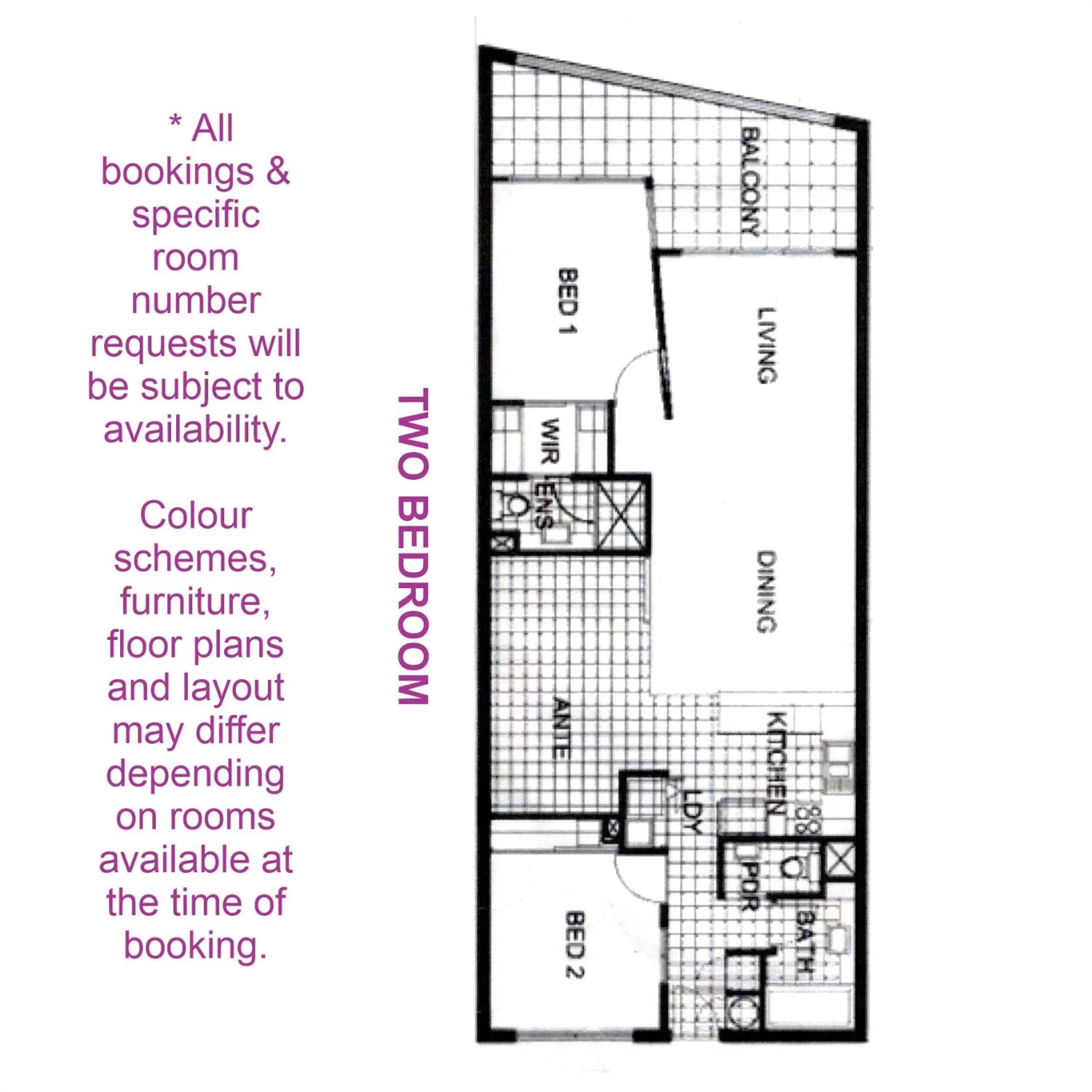 Floor Plan in Eden by the Bay